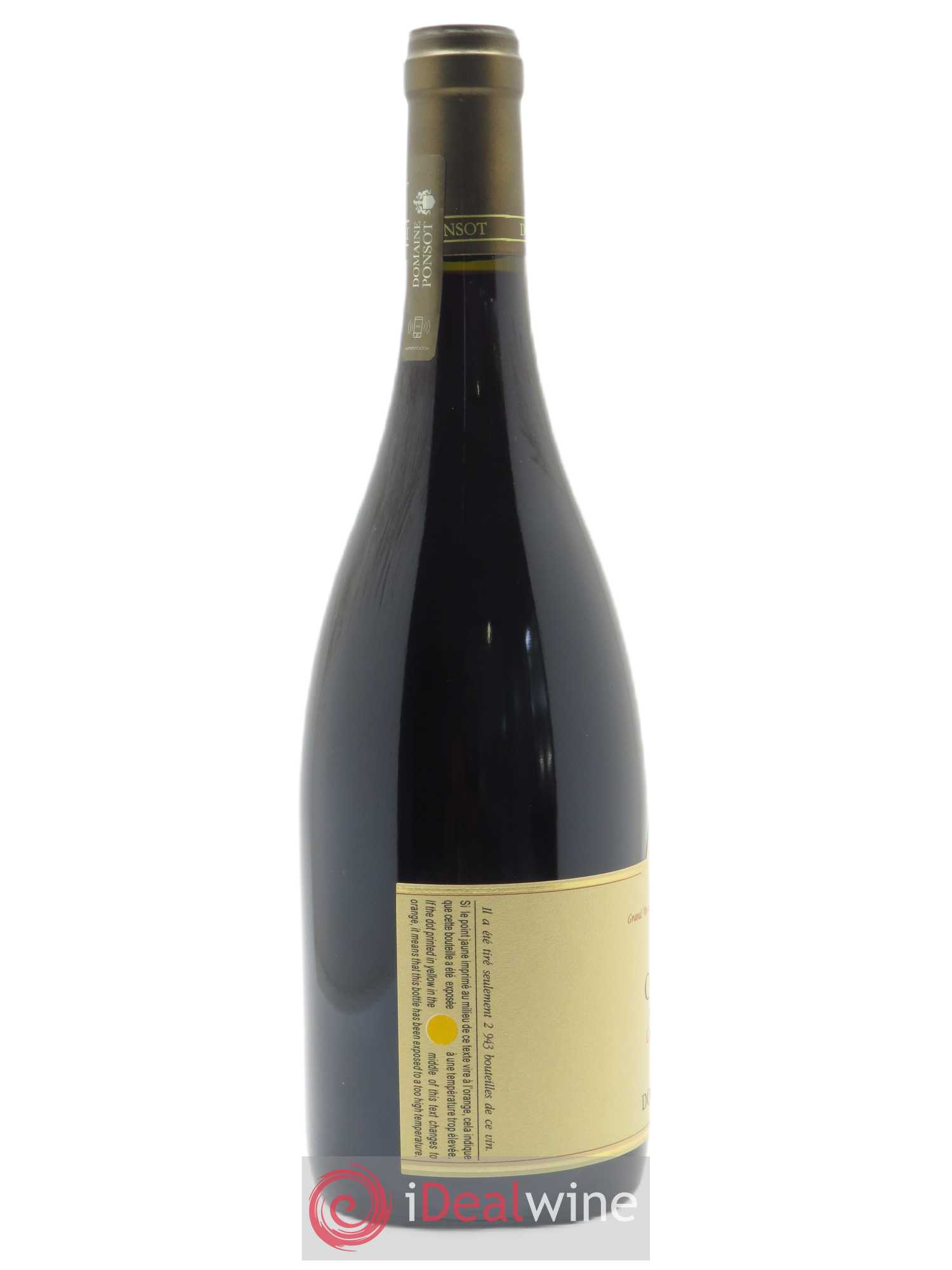 Corton Grand Cru Cuvée du Bourdon Ponsot (Domaine) 2018 - Lot de 1 bouteille - 2