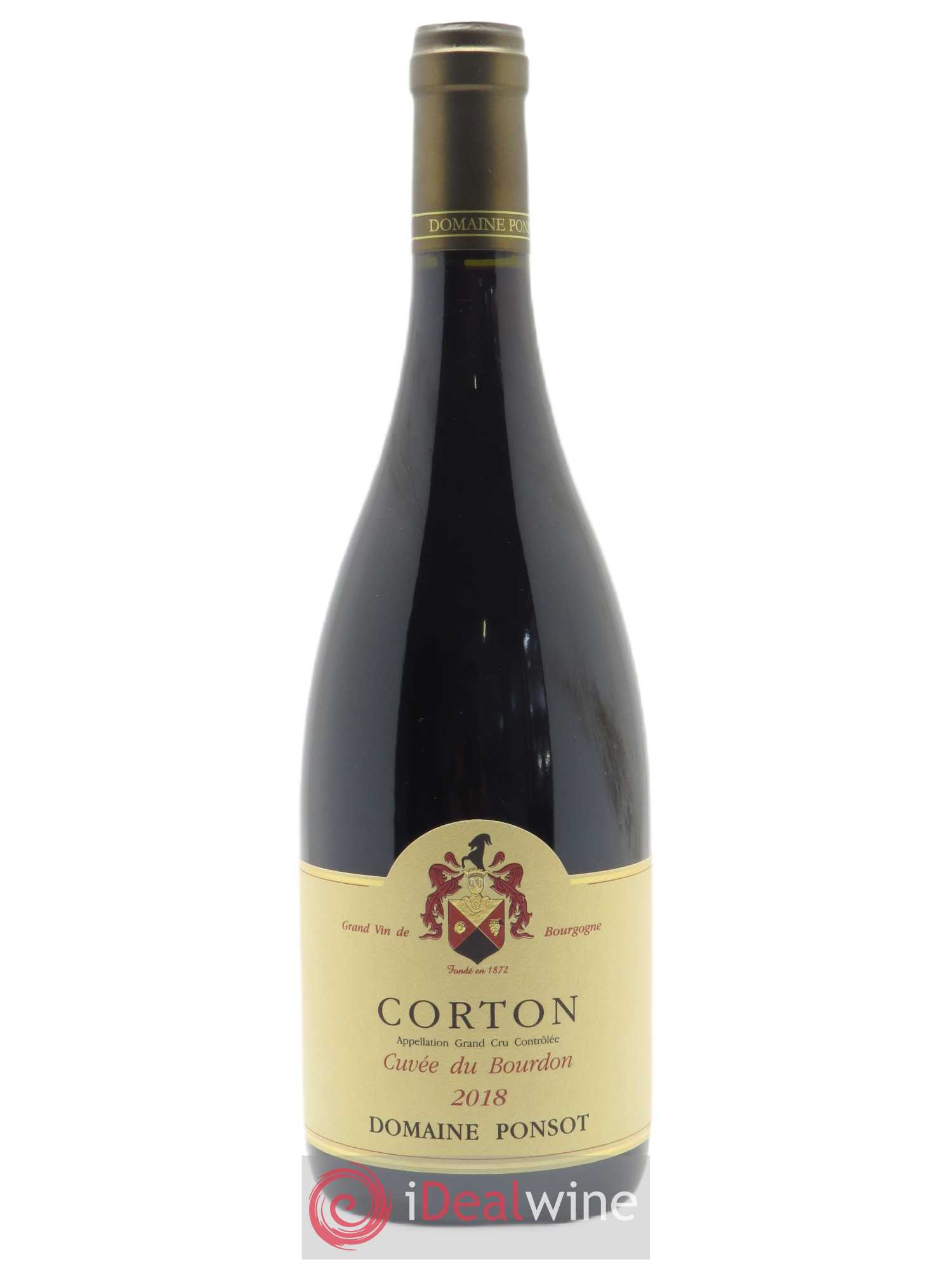 Corton Grand Cru Cuvée du Bourdon Ponsot (Domaine) 2018 - Lot de 1 bouteille - 0