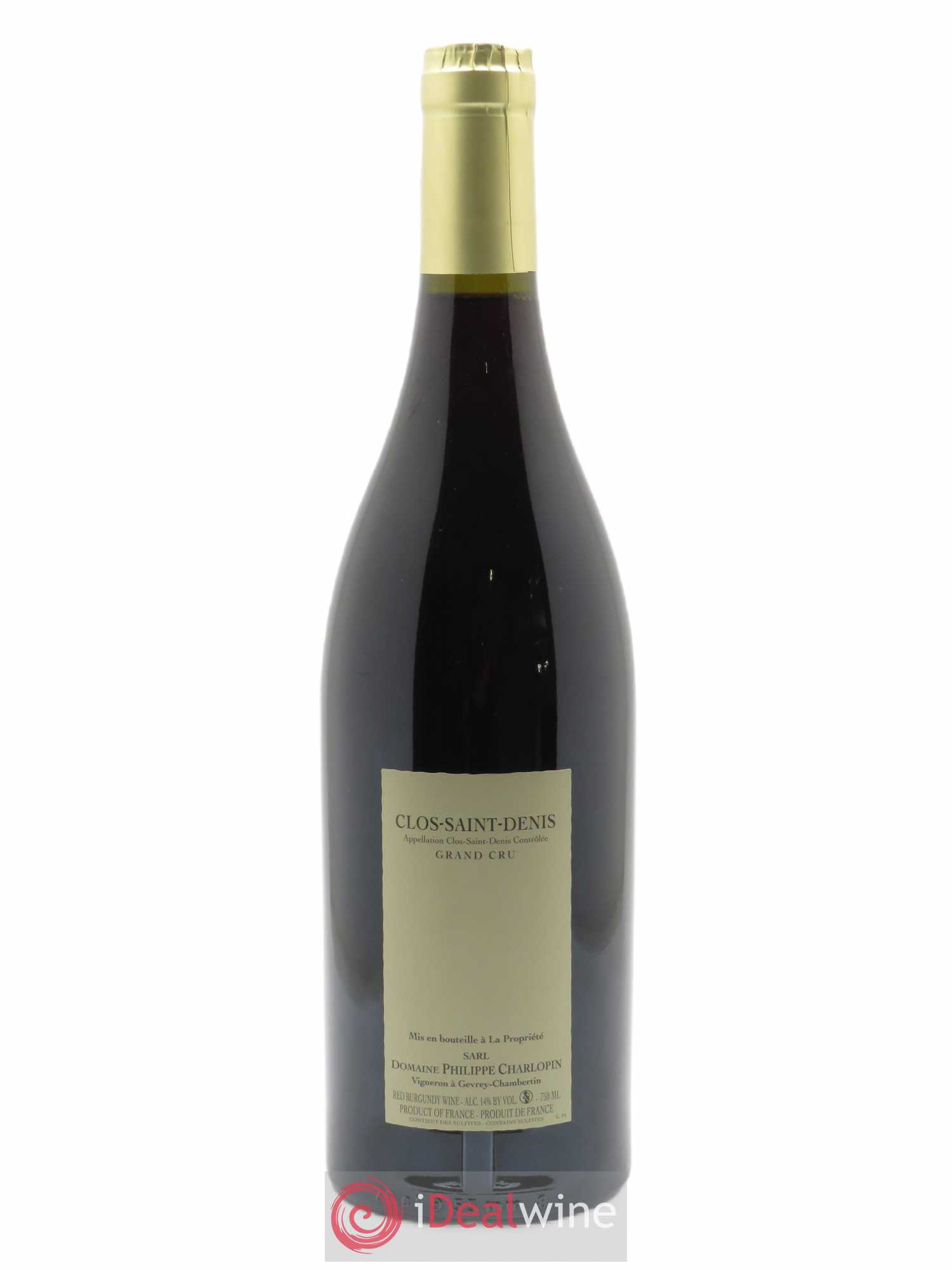 Clos Saint-Denis Grand Cru Charlopin-Parizot (CBO à partir de 12 bts) 2015 - Lot de 1 bouteille - 1