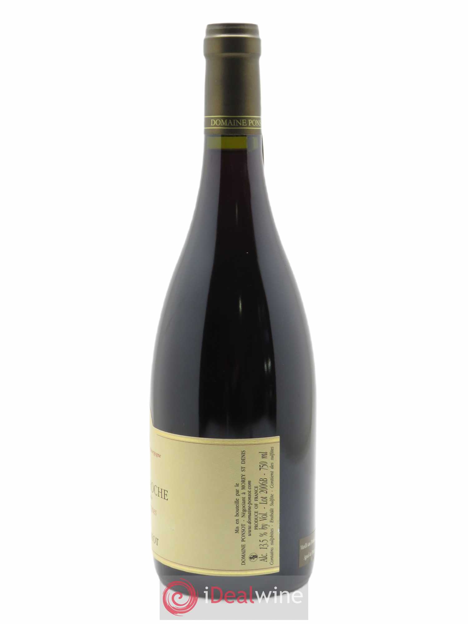 Clos de la Roche Grand Cru Vieilles Vignes Ponsot (Domaine) 2006 - Lot de 1 bouteille - 1