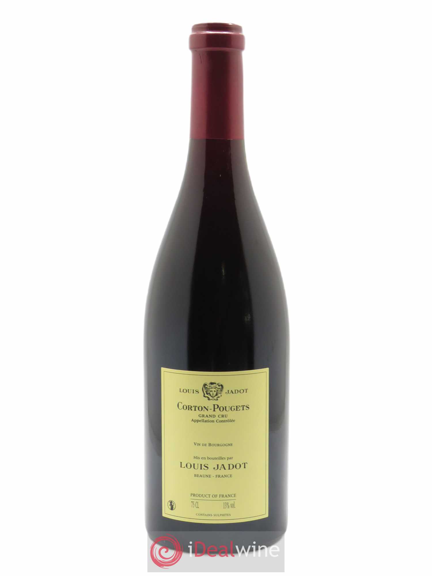 Corton Grand Cru Pougets Maison Louis Jadot (CBO à partir de 6 bts) 2013 - Lot de 1 bouteille - 1