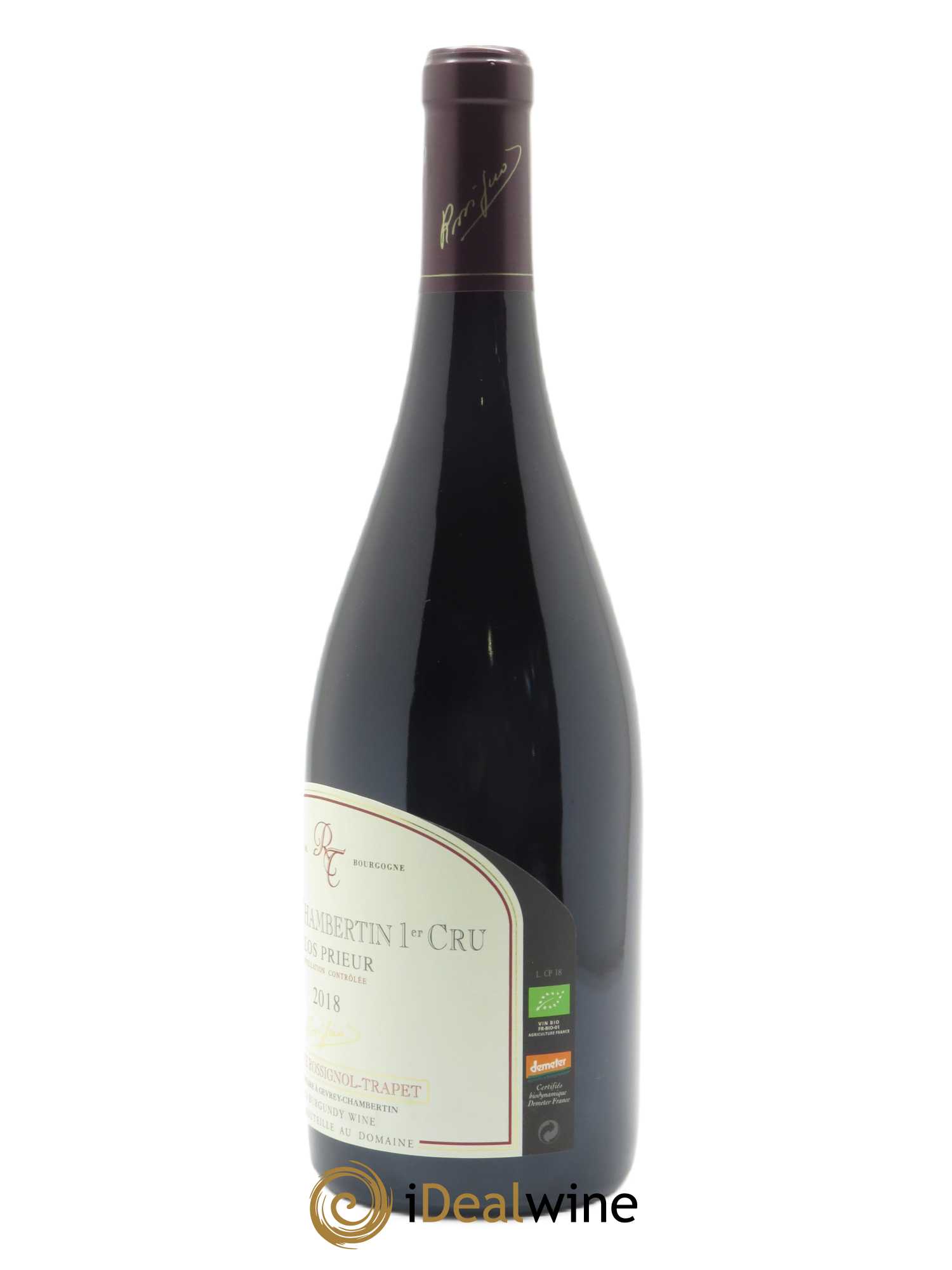 Gevrey-Chambertin 1er Cru Clos Prieur Rossignol-Trapet (Domaine) 2018 - Lot of 1 bottle - 2