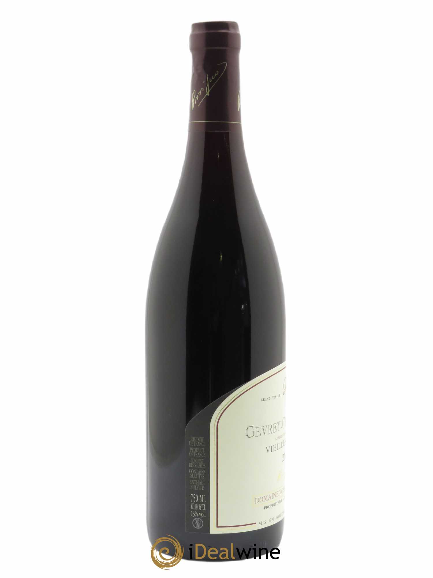 Gevrey-Chambertin Vieilles vignes Rossignol-Trapet (Domaine) 2019 - Lot de 1 bouteille - 1