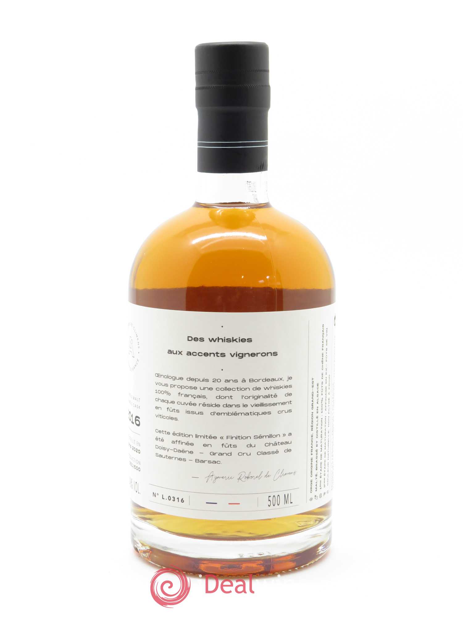 Whisky Finition Sémillon du Château Doisy Daëne A.Roborel de Climens (50cl) - Lot de 1 bouteille - 1