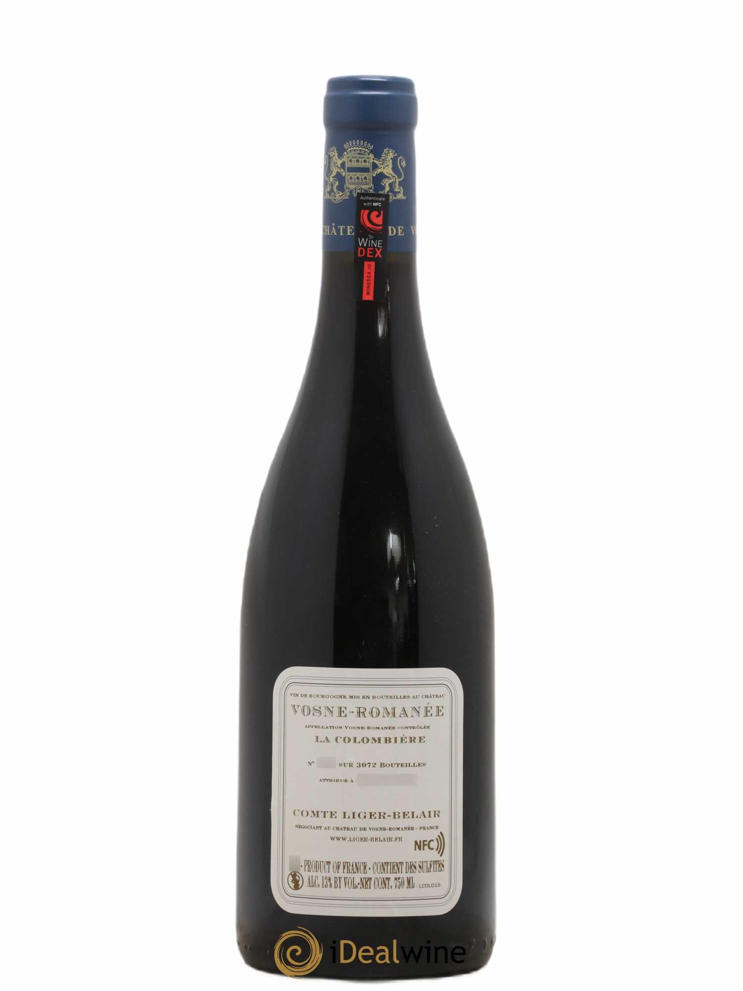 Vosne-Romanée La Colombière Comte Liger-Belair (Domaine du) 2015 - Lot de 1 bouteille - 1