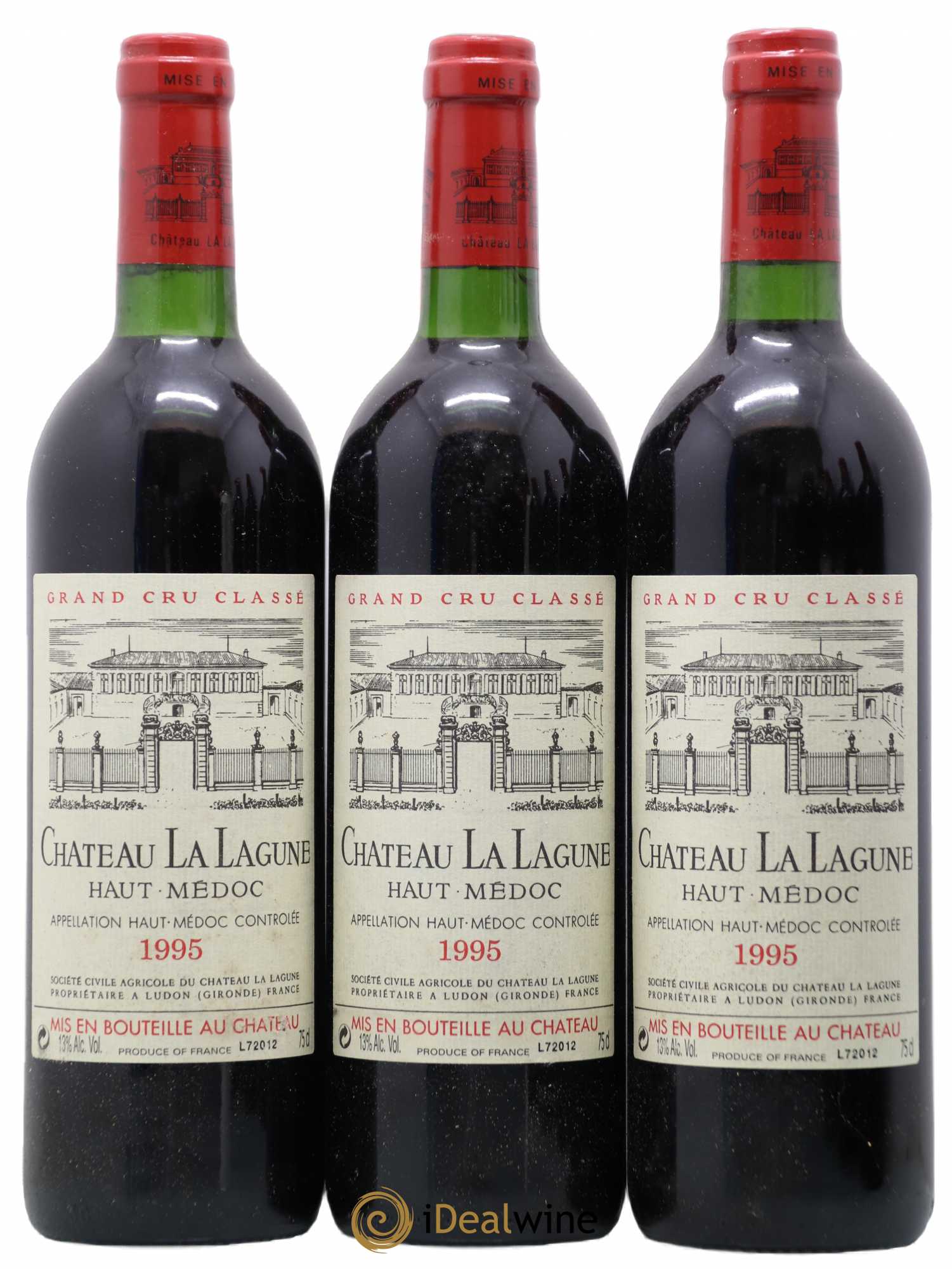 Château la Lagune 3ème Grand Cru Classé 1995 - Lot de 6 bouteilles - 1