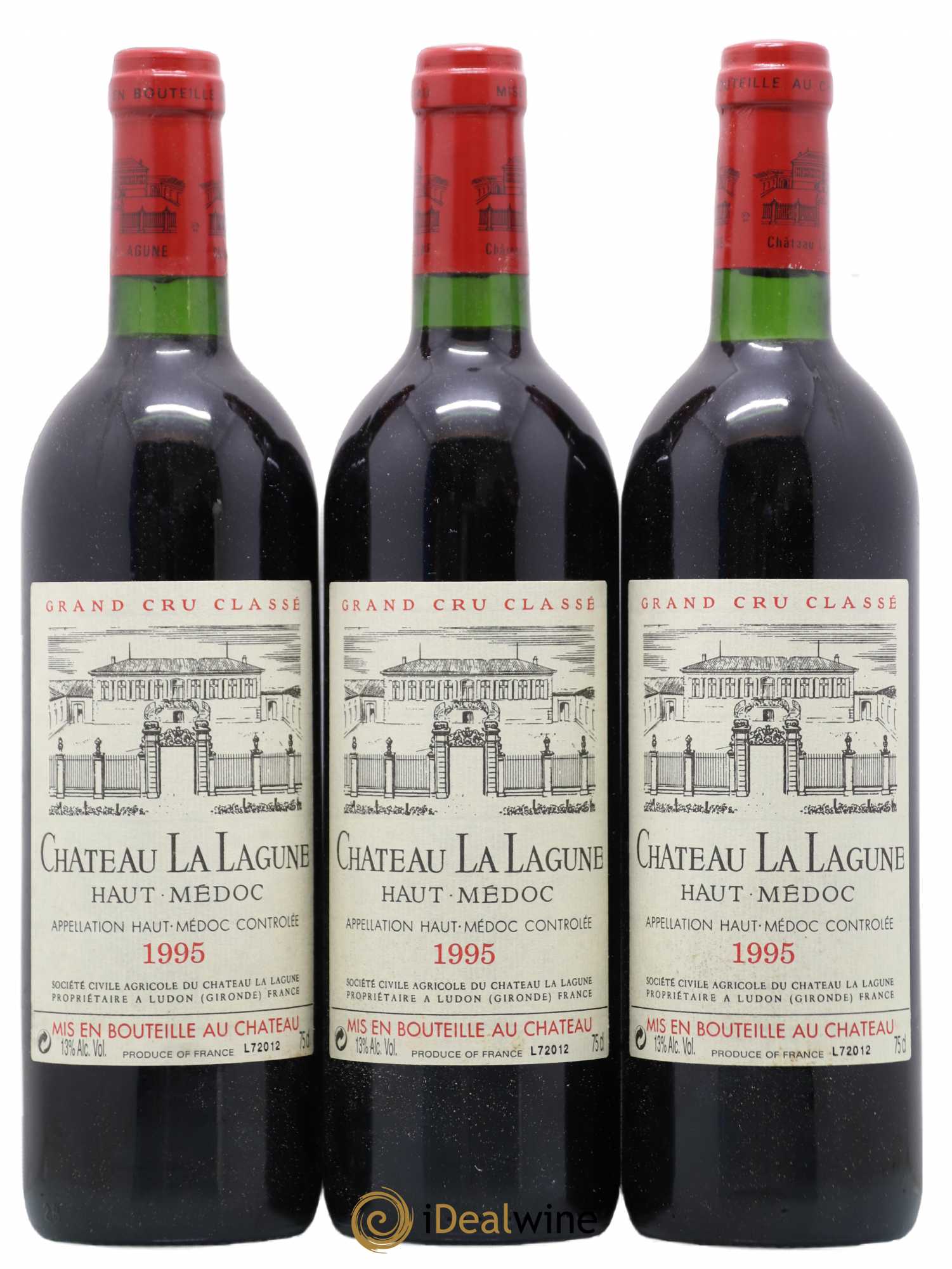 Château la Lagune 3ème Grand Cru Classé 1995 - Lot de 6 bouteilles - 2
