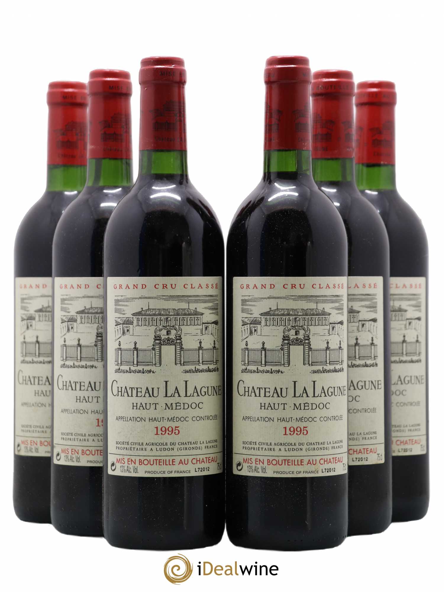 Château la Lagune 3ème Grand Cru Classé 1995 - Lot de 6 bouteilles - 0
