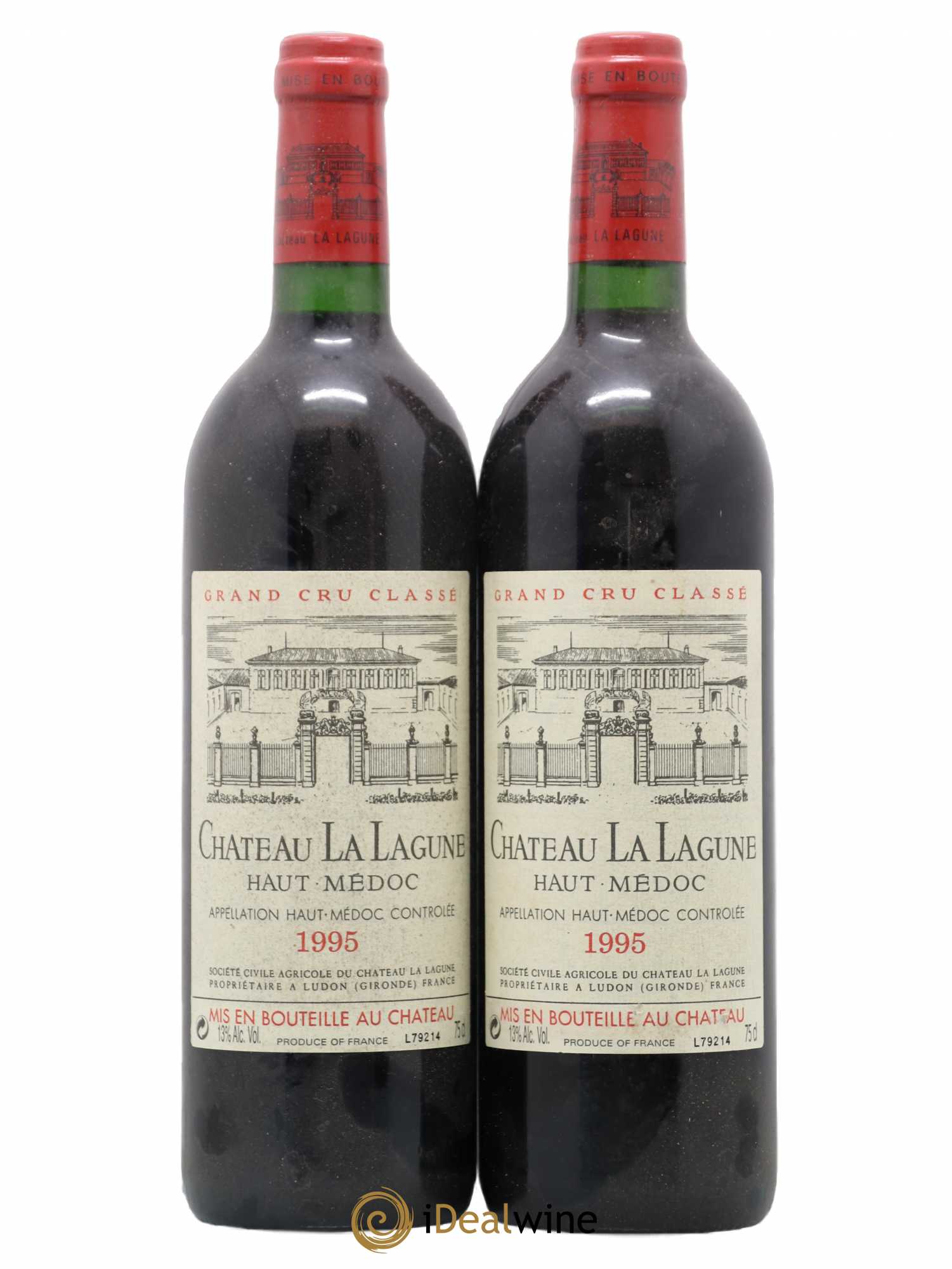 Château la Lagune 3ème Grand Cru Classé 1995 - Lot de 2 bouteilles - 0