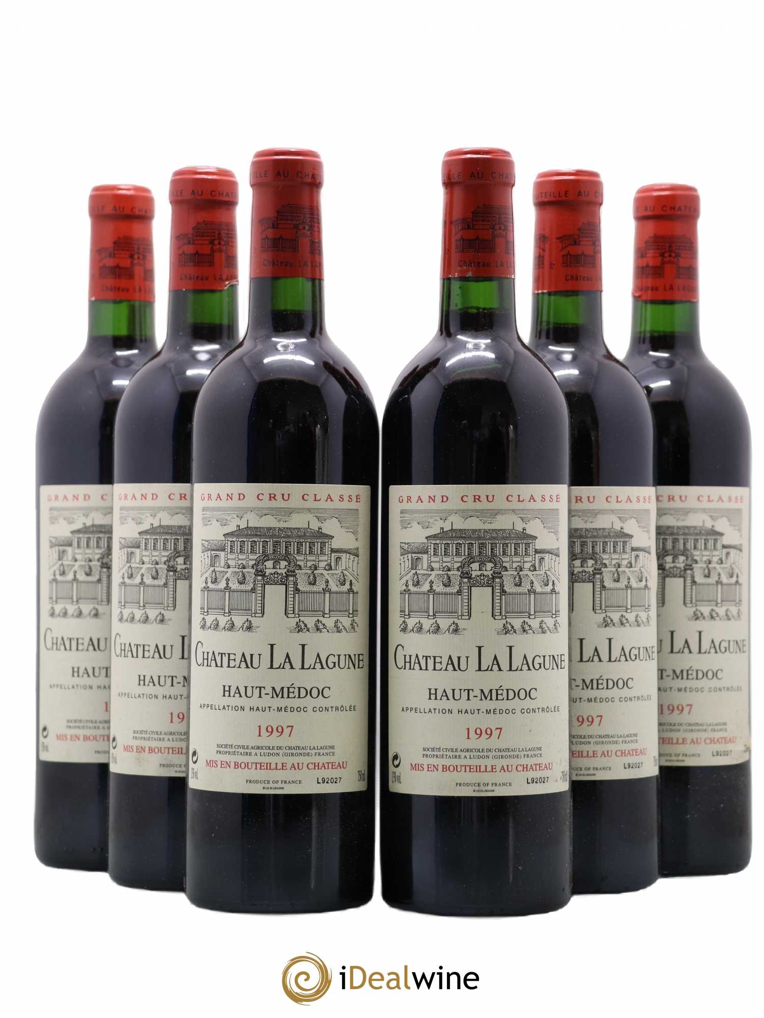 Château la Lagune 3ème Grand Cru Classé 1997 - Lot de 6 bouteilles - 0