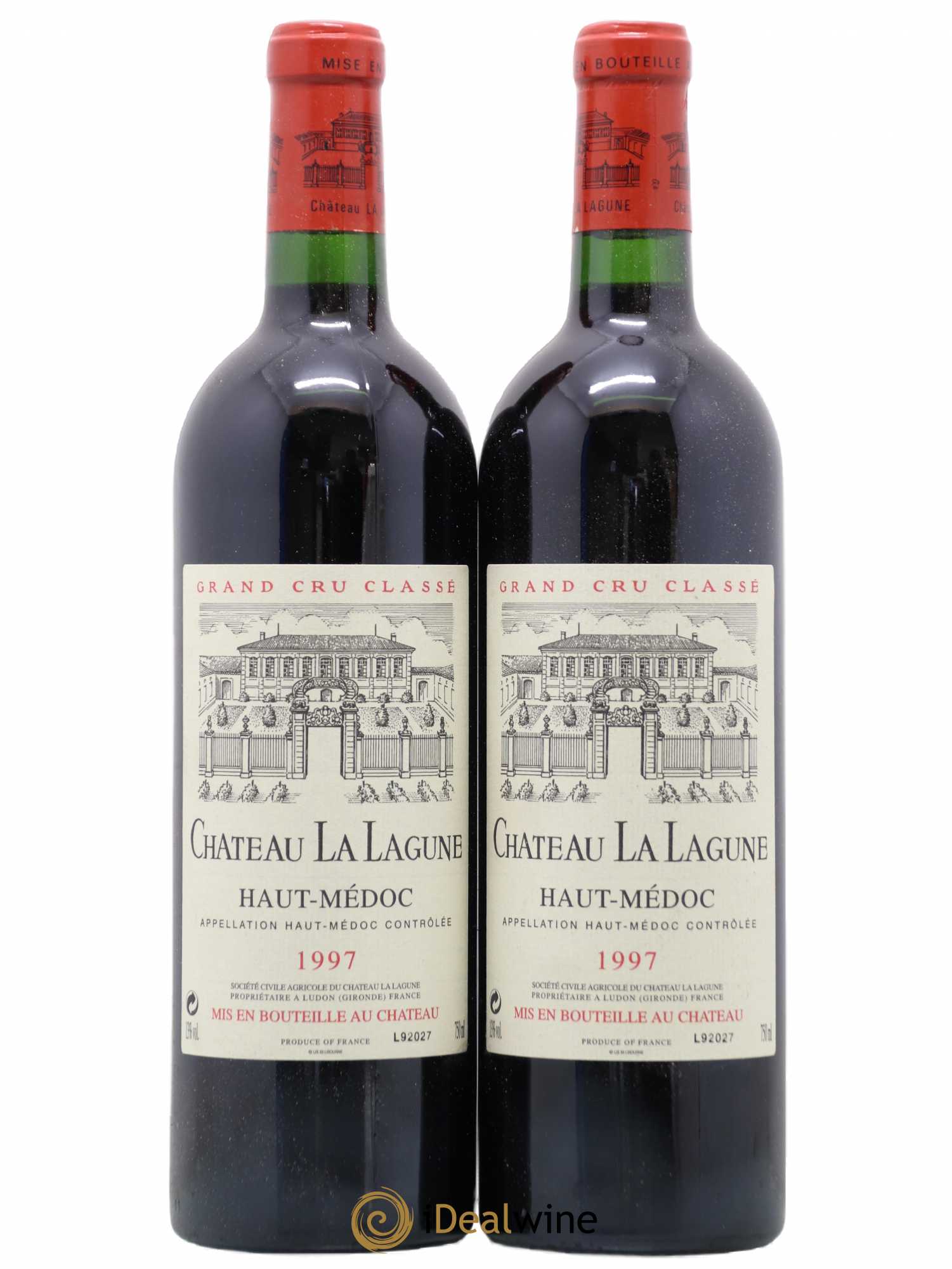 Château la Lagune 3ème Grand Cru Classé 1997 - Lot de 2 bouteilles - 0