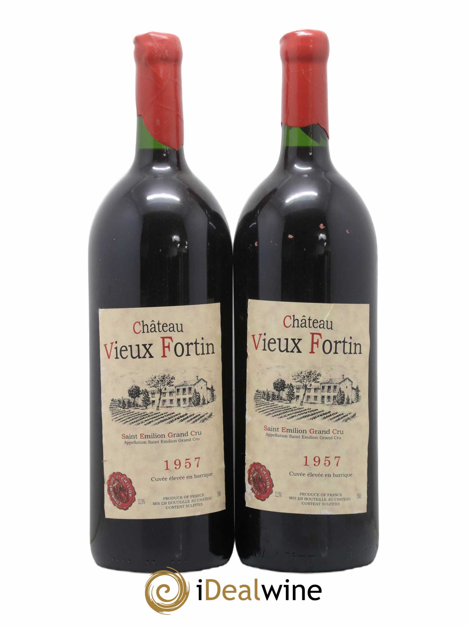 Château Vieux Fortin 1957 - Lot de 2 magnums - 0