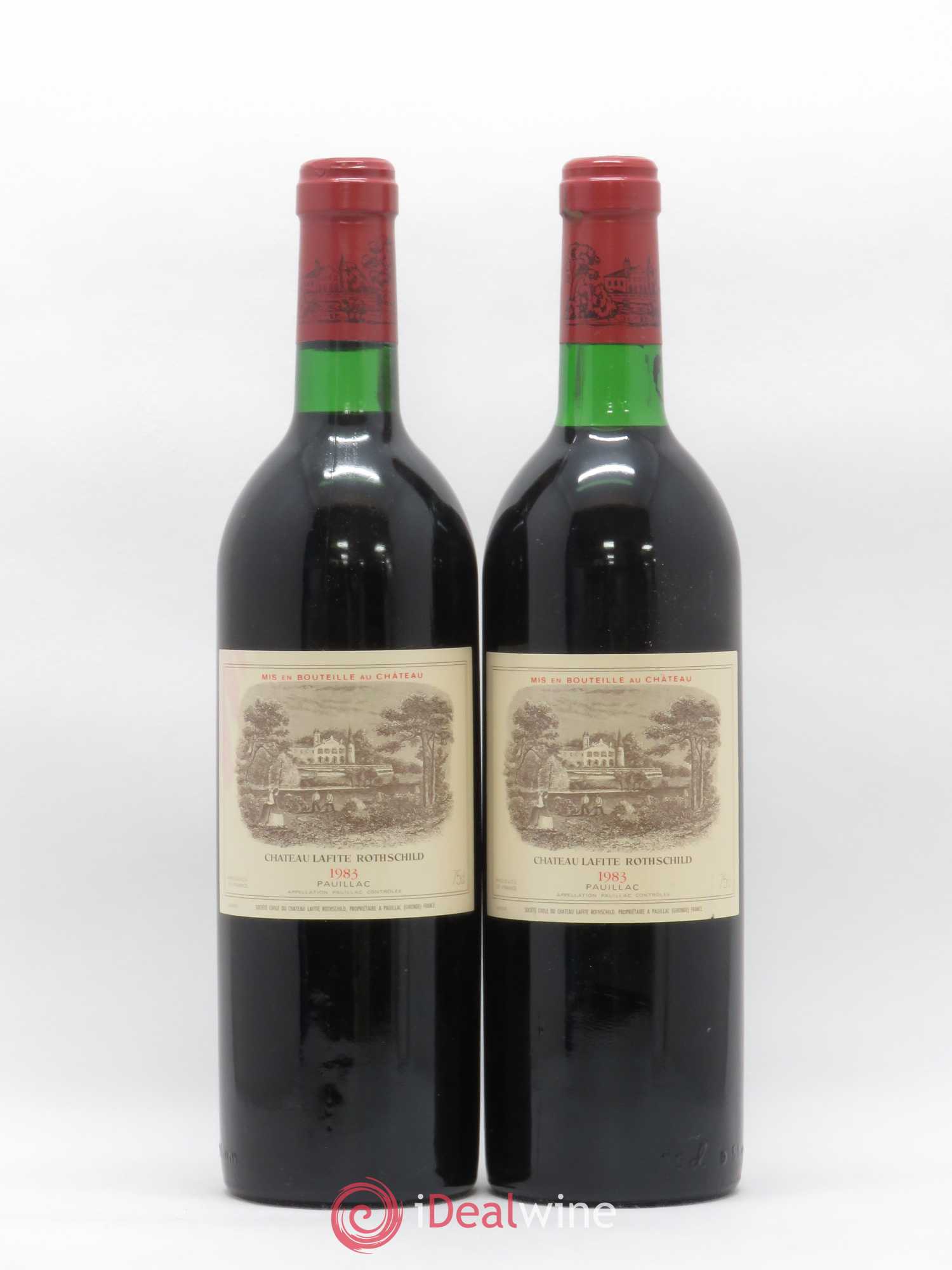 Château Lafite Rothschild 1er Grand Cru Classé 1983 - Lot de 2 bouteilles - 0