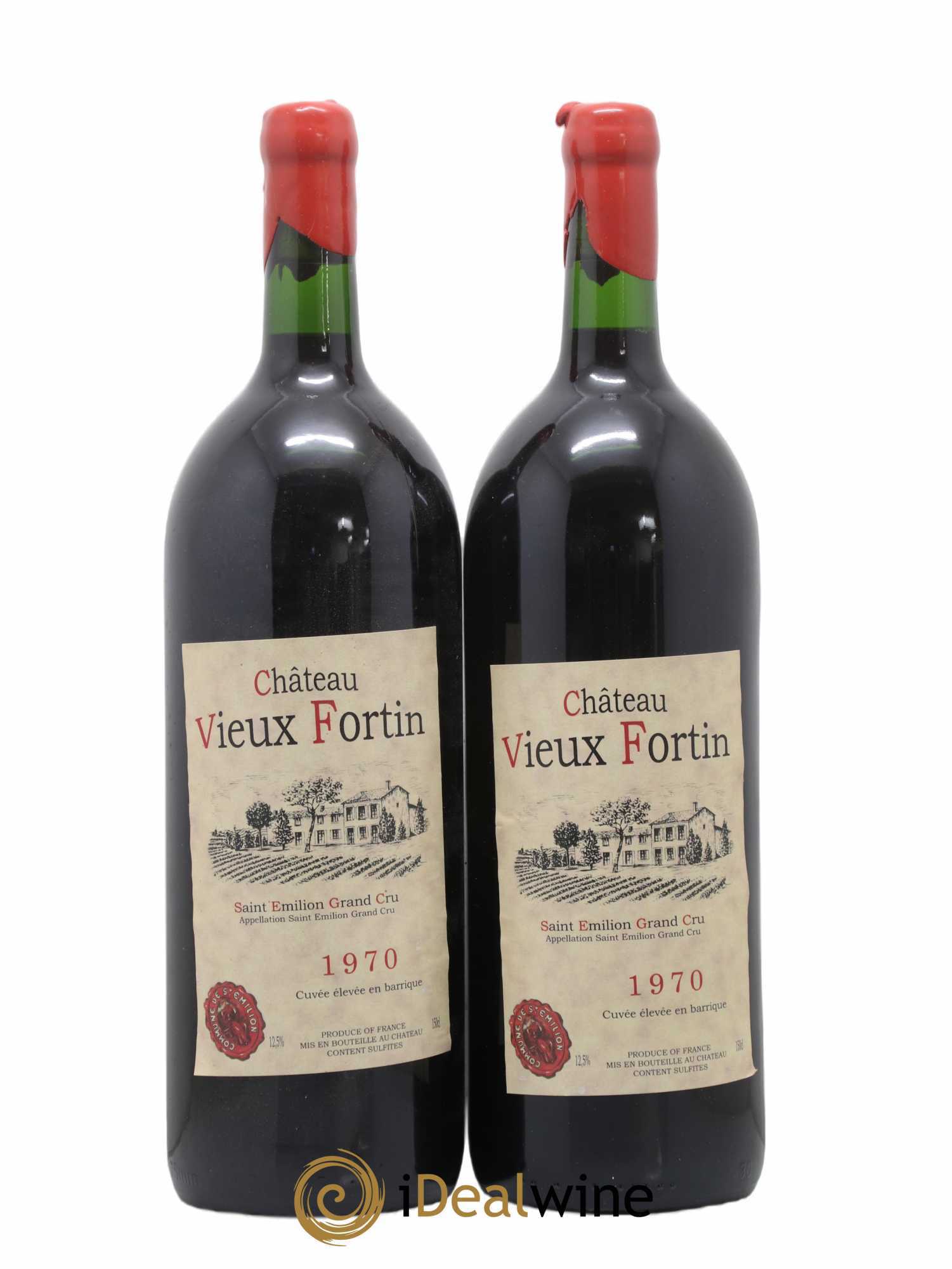 Château Vieux Fortin 1970 - Lot de 2 magnums - 0