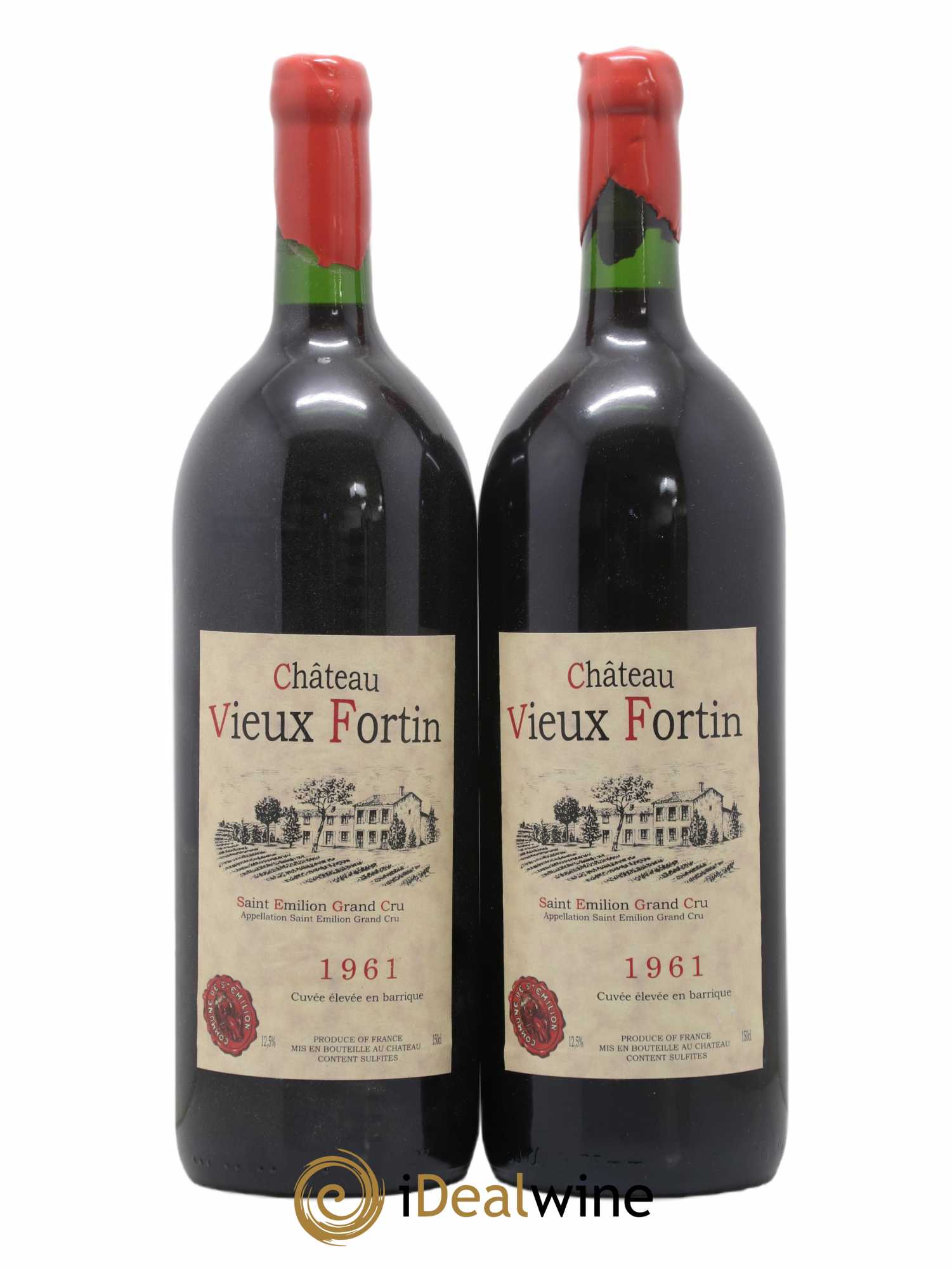Château Vieux Fortin 1961 - Lot de 2 magnums - 0