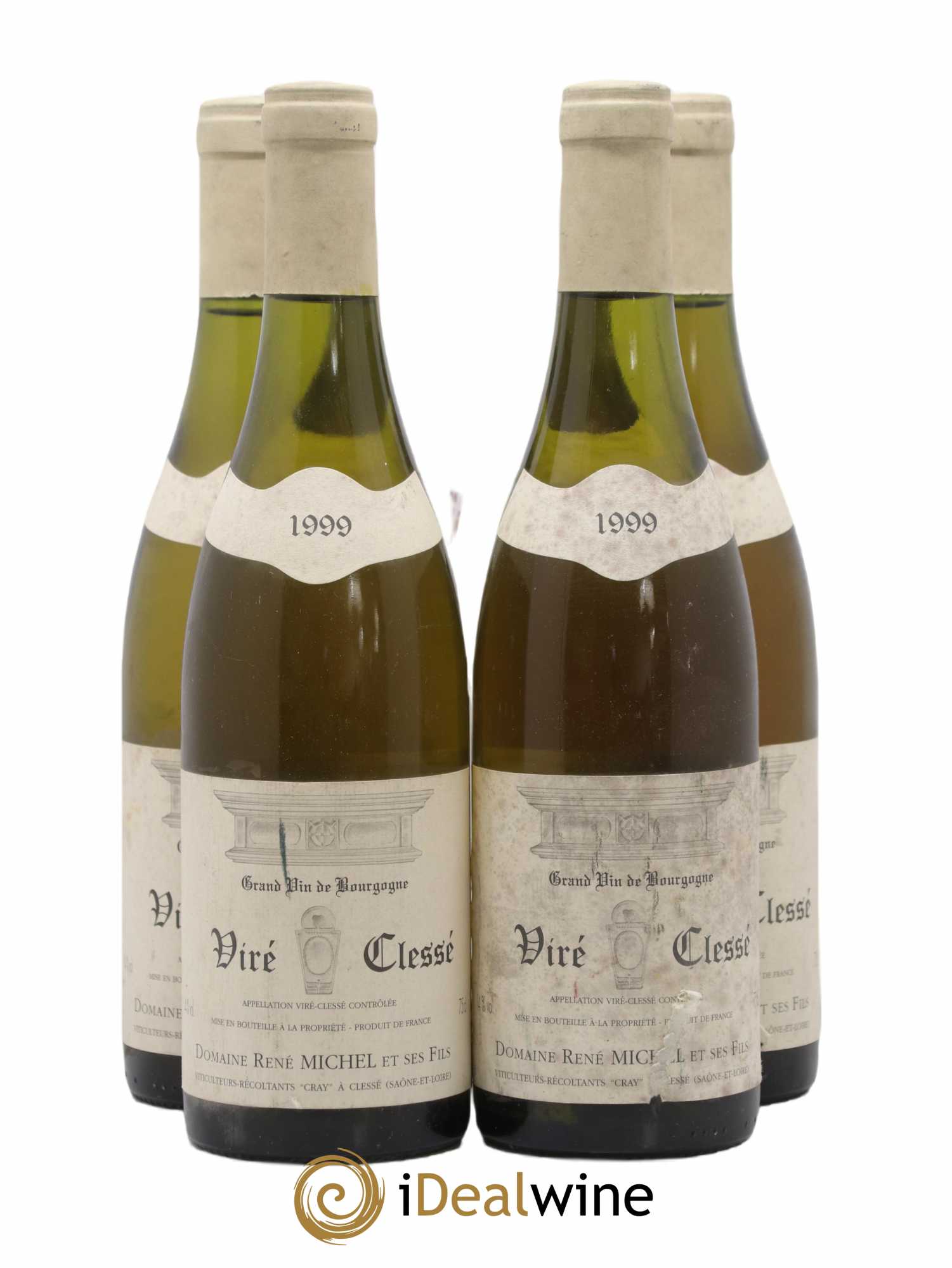 Viré-Clessé René Michel et fils 1999 - Lot de 4 bouteilles - 0