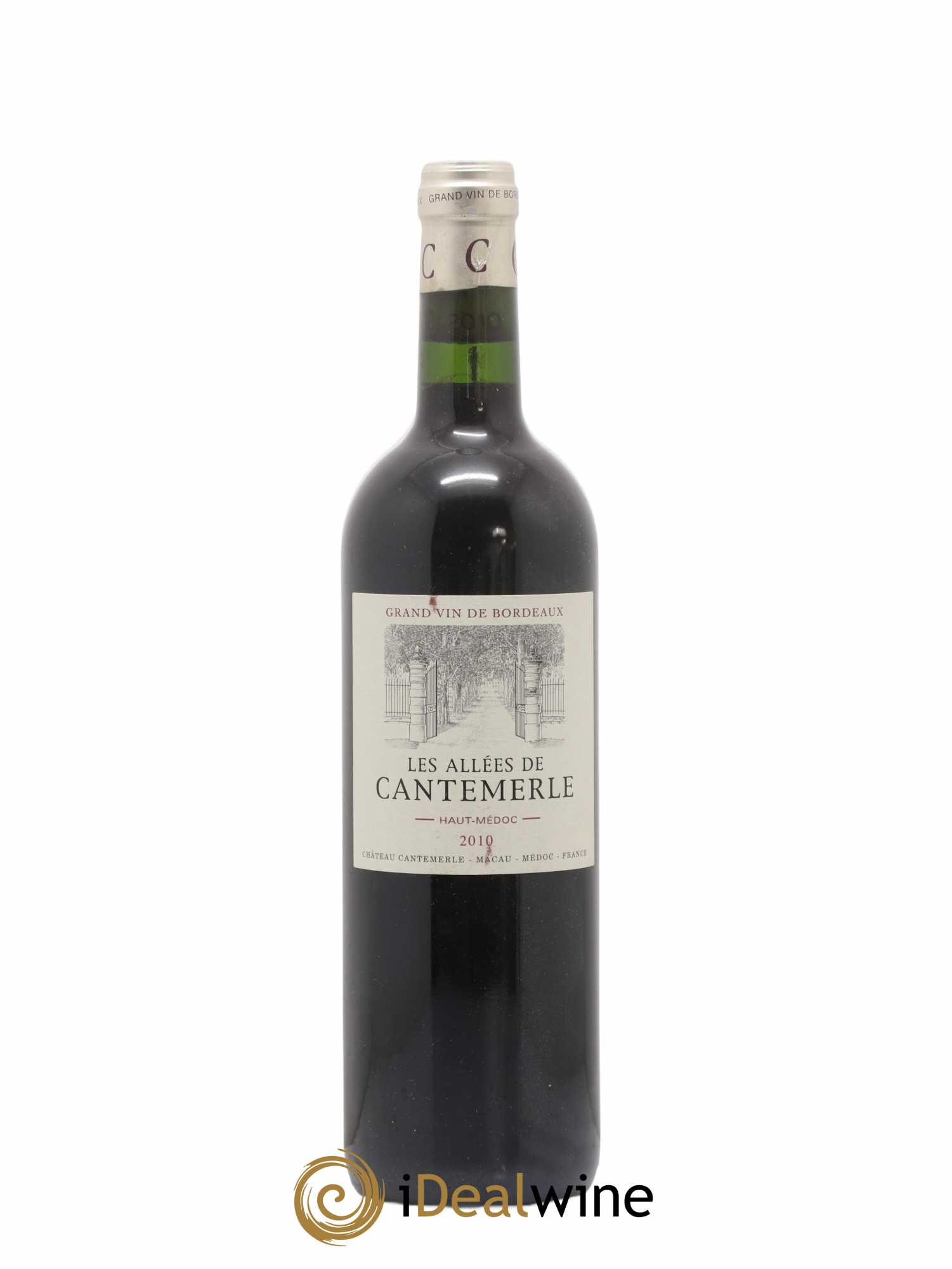 Allées de Cantemerle Second Vin 2010 - Lot de 1 bouteille - 0