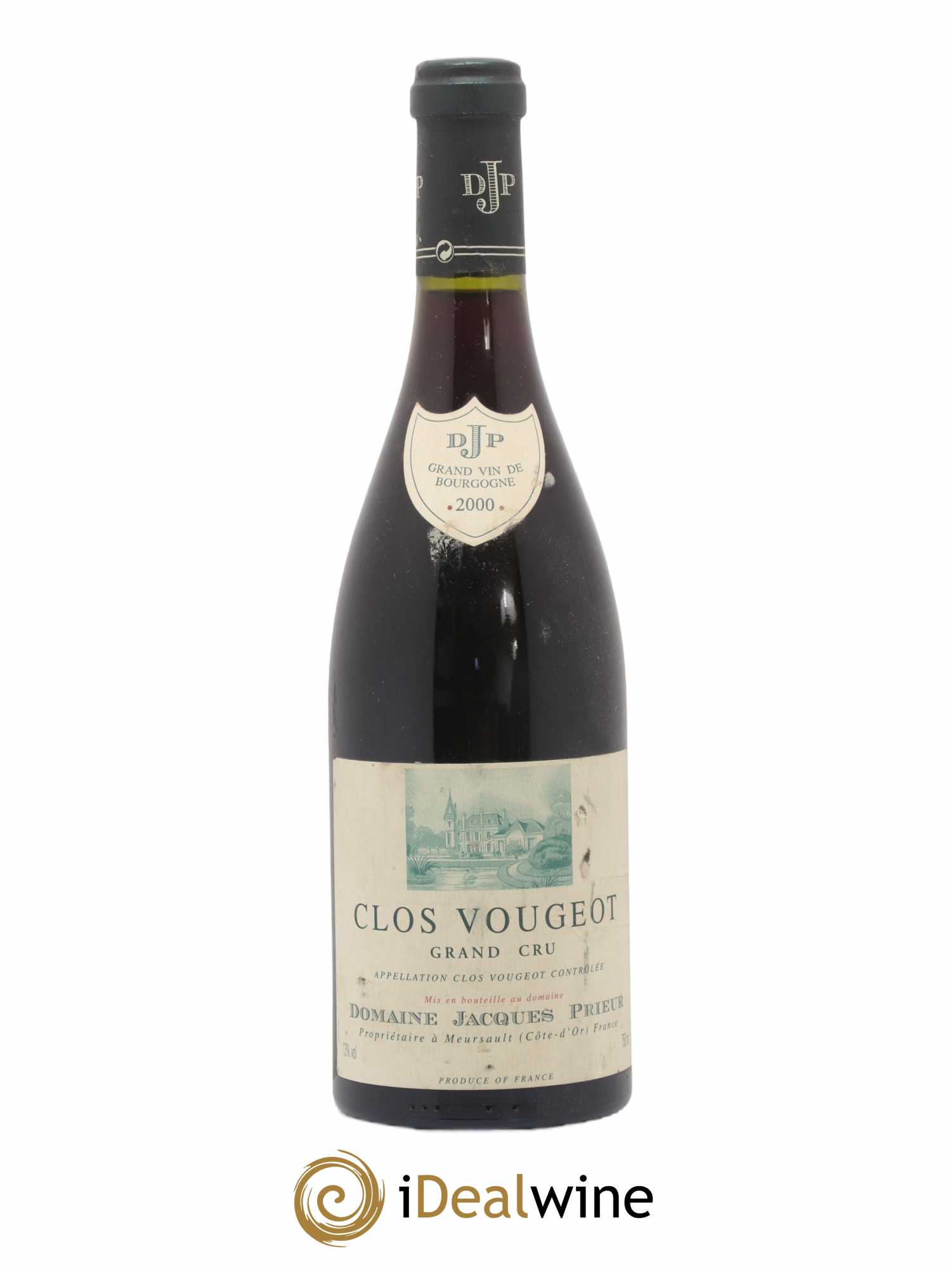 Clos de Vougeot Grand Cru Jacques Prieur (Domaine) 2000 - Lot de 1 bouteille - 0