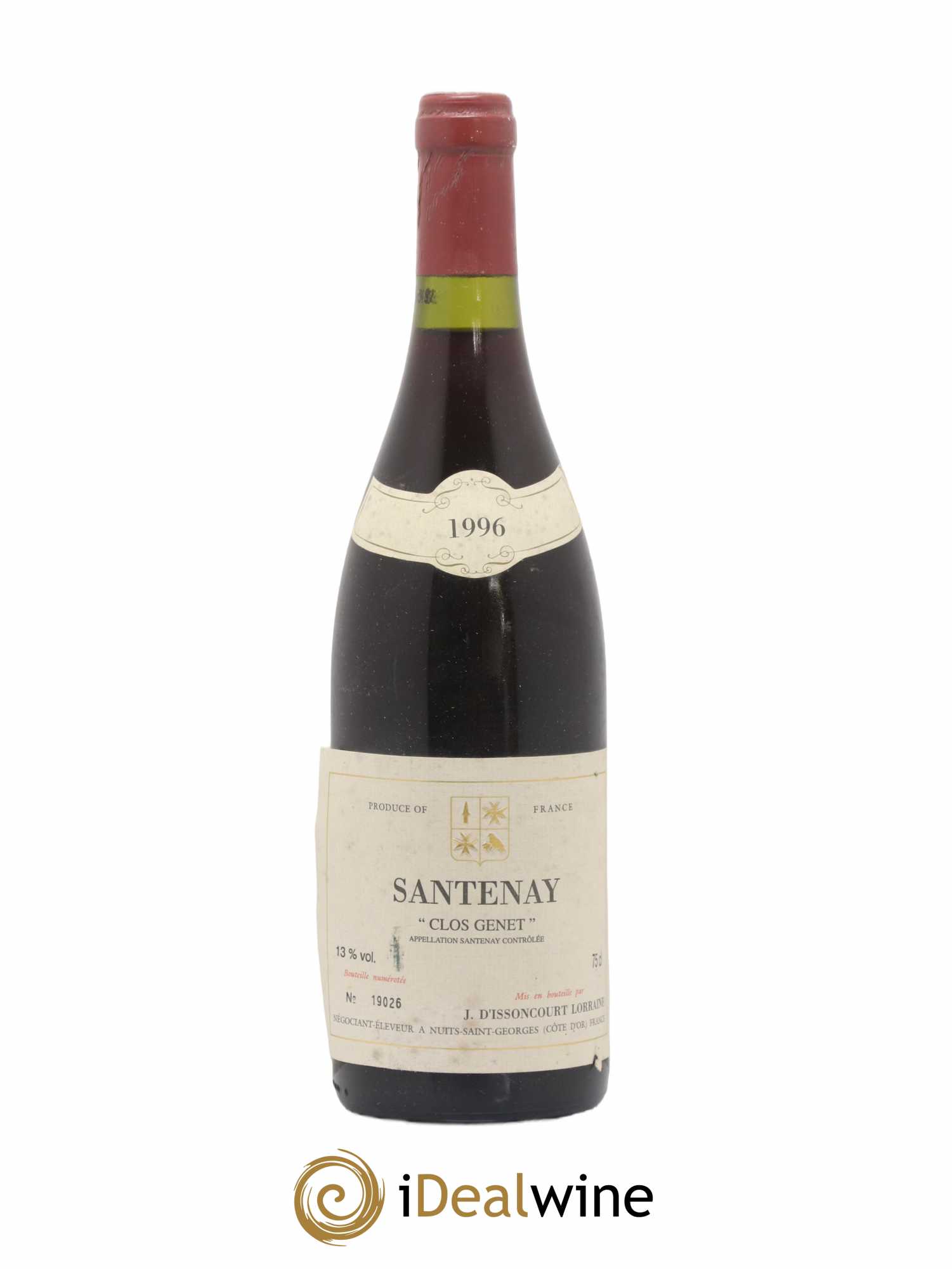 Santenay Clos Genet J.D'issoncourt 1996 - Posten von 1 Flasche - 0
