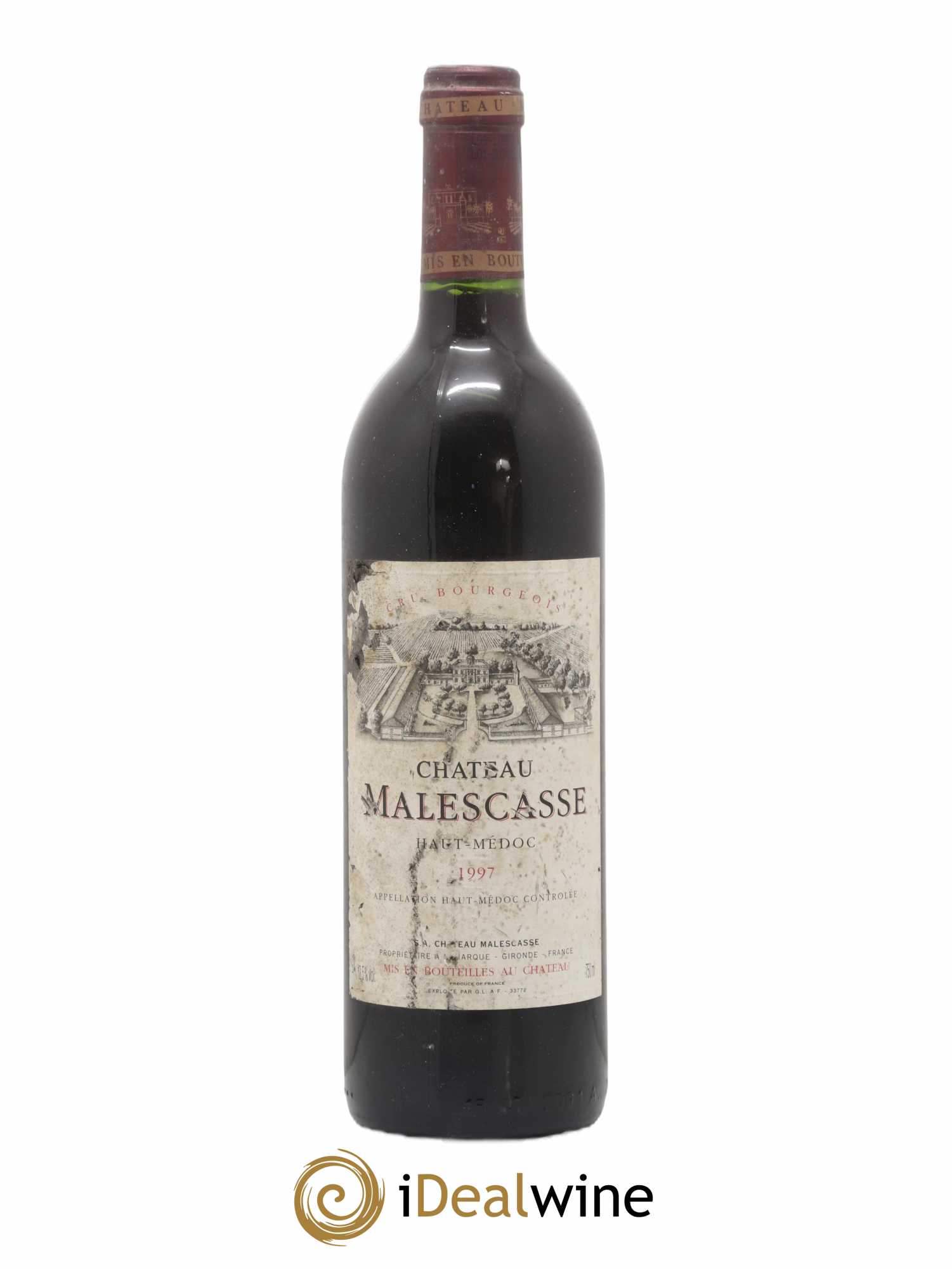 Château Malescasse Cru Bourgeois Exceptionnel 1997 - Lot de 1 bouteille - 0