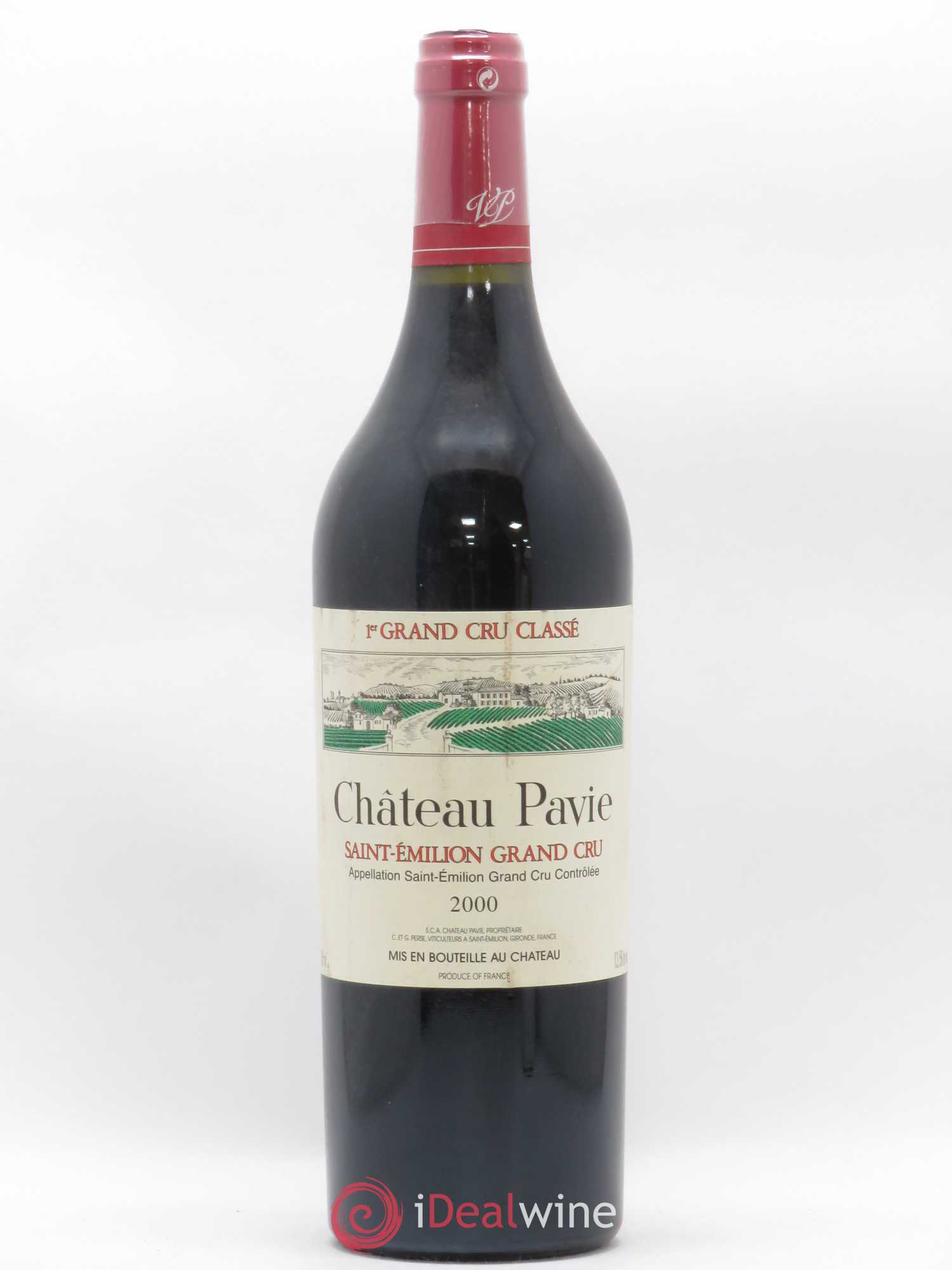 Château Pavie 1er Grand Cru Classé A 2000 - Lot de 1 bouteille - 0