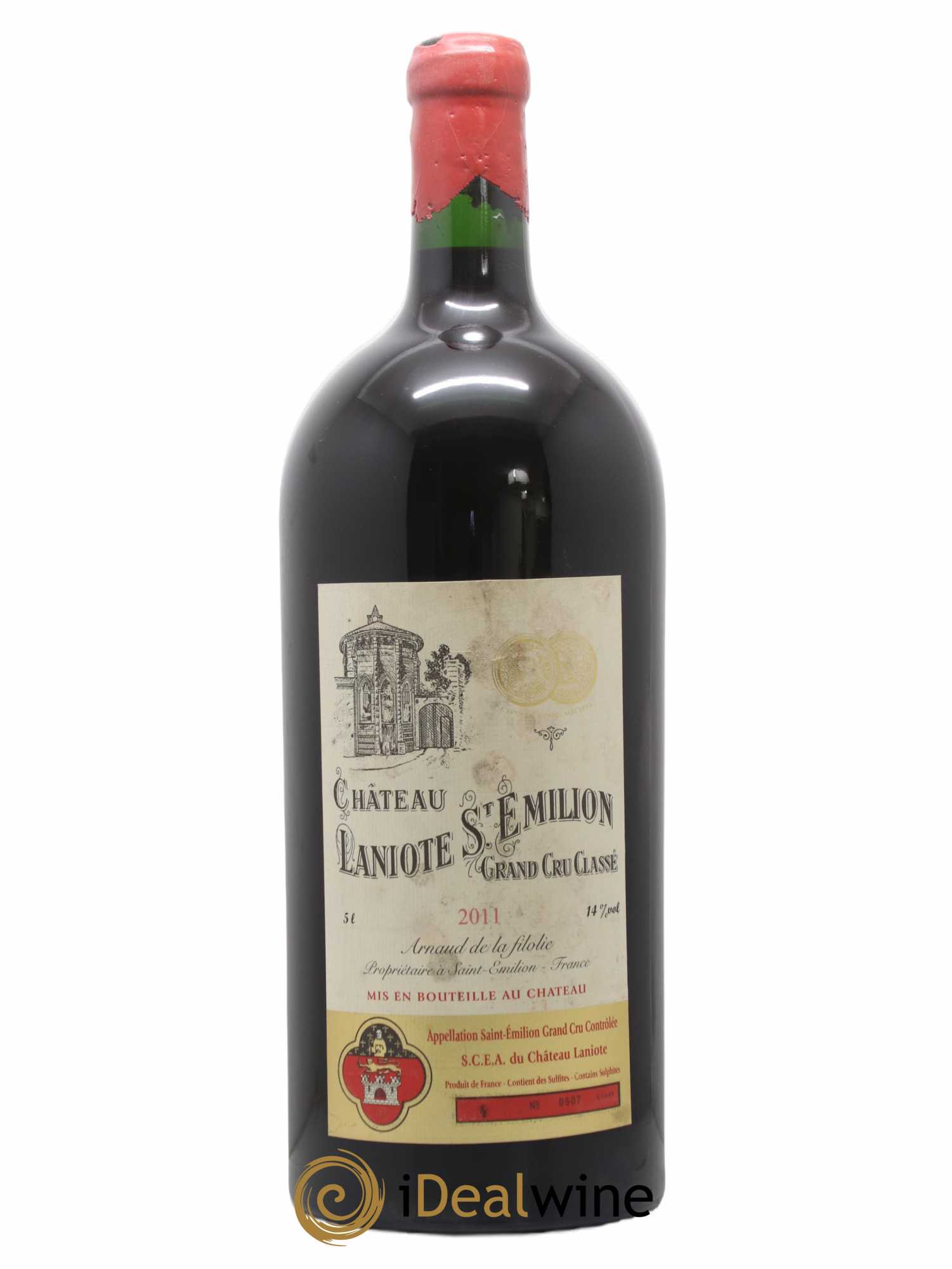 Château Laniote Grand Cru Classé 2011 - Lot de 1 jeroboam - 0