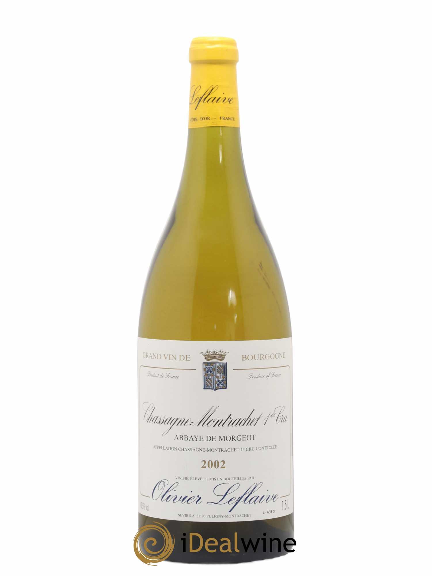 Chassagne-Montrachet 1er Cru Abbaye de Morgeot Olivier Leflaive 2002 - Lot de 1 magnum - 0