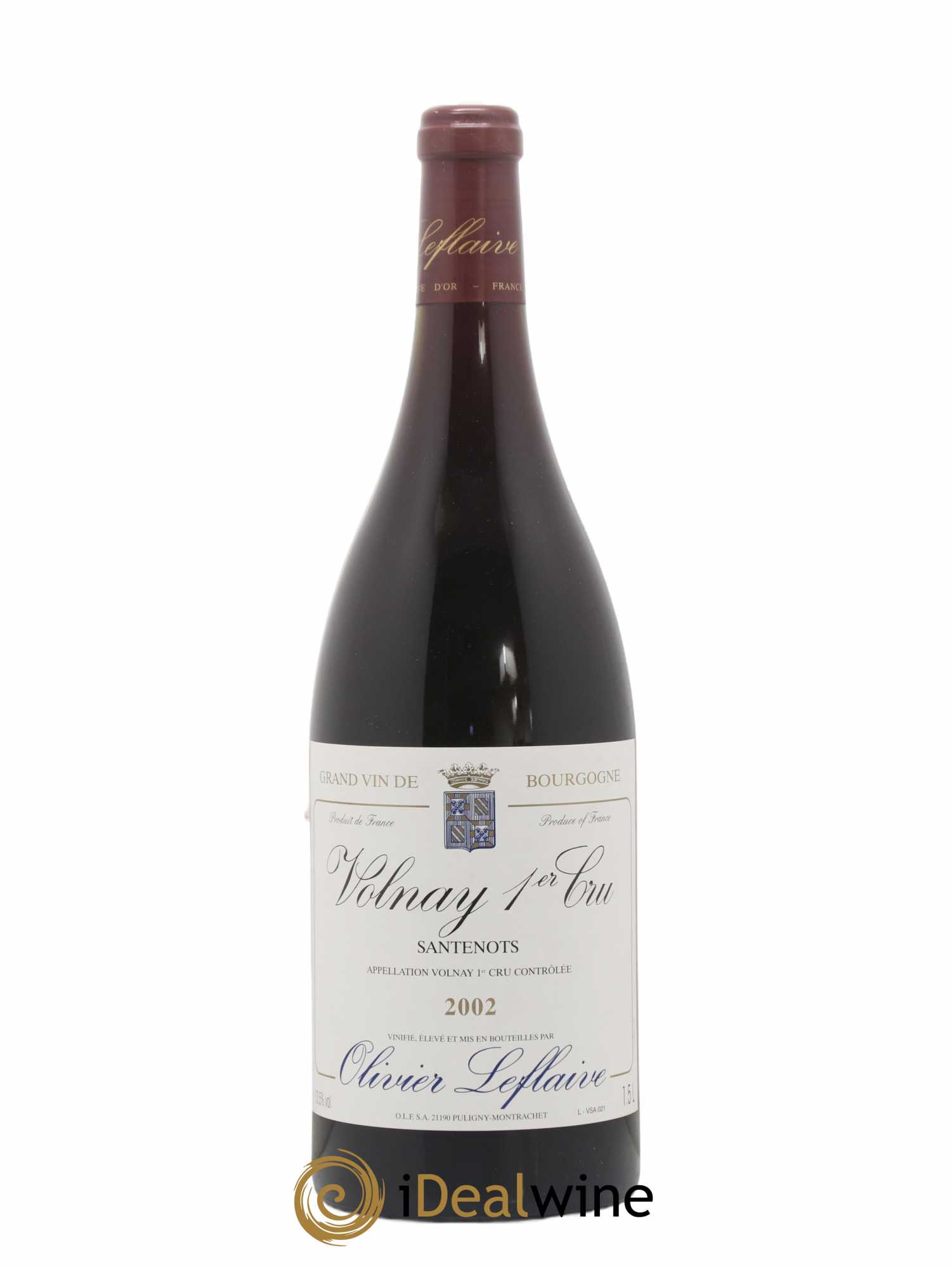 Volnay 1er Cru Santenots Olivier Leflaive 2002 - Lot de 1 magnum - 0