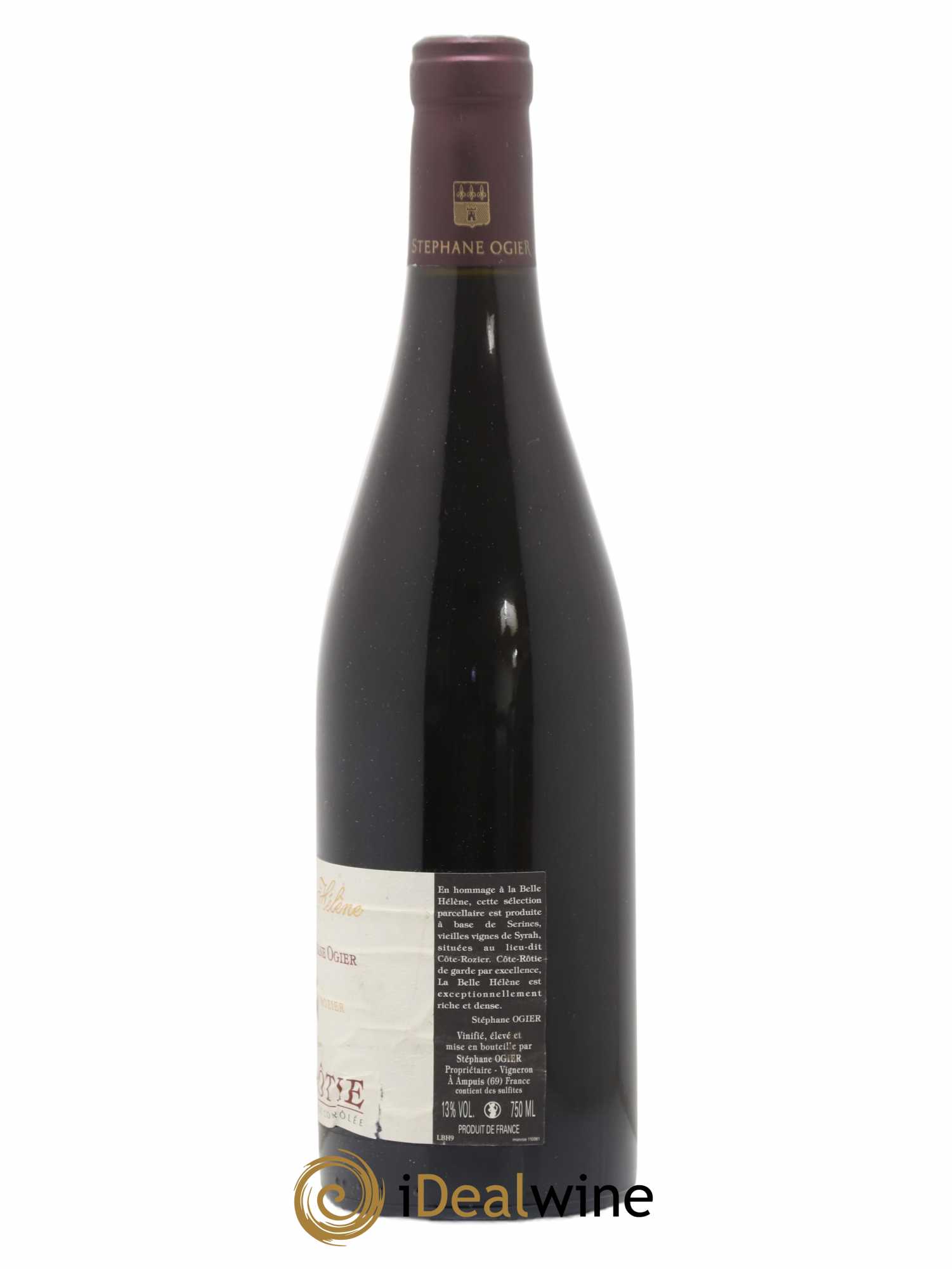 Côte-Rôtie La Belle Hélène Stéphane Ogier 2009 - Lot de 1 bouteille - 1