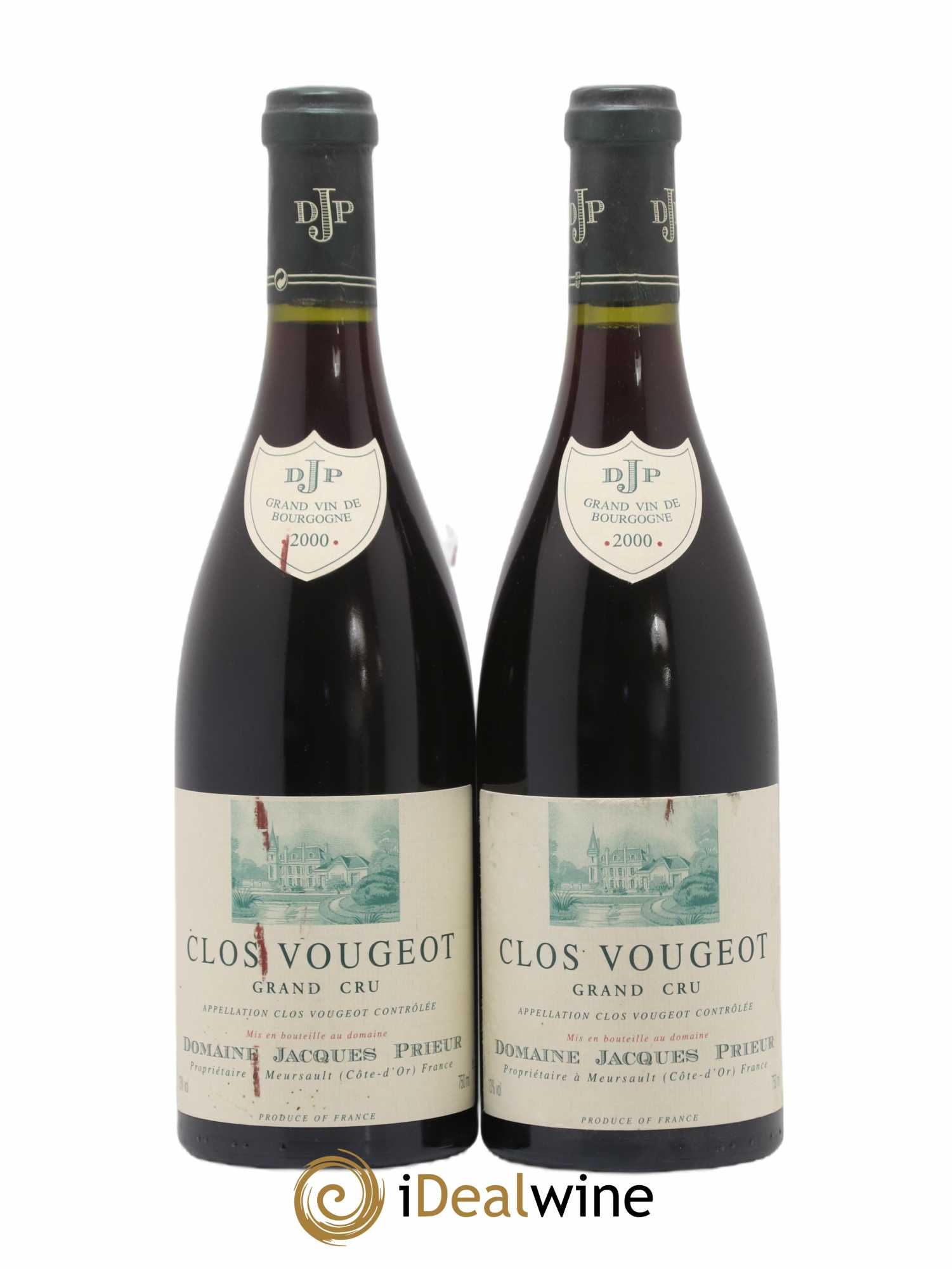 Clos de Vougeot Grand Cru Jacques Prieur (Domaine) 2000 - Lot de 2 bouteilles - 0