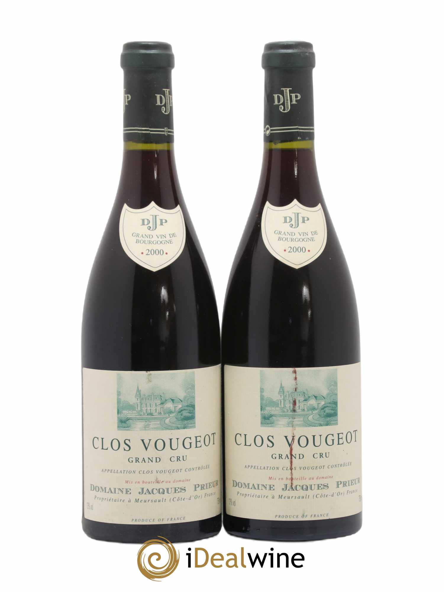 Clos de Vougeot Grand Cru Jacques Prieur (Domaine) 2000 - Lot de 2 bouteilles - 0