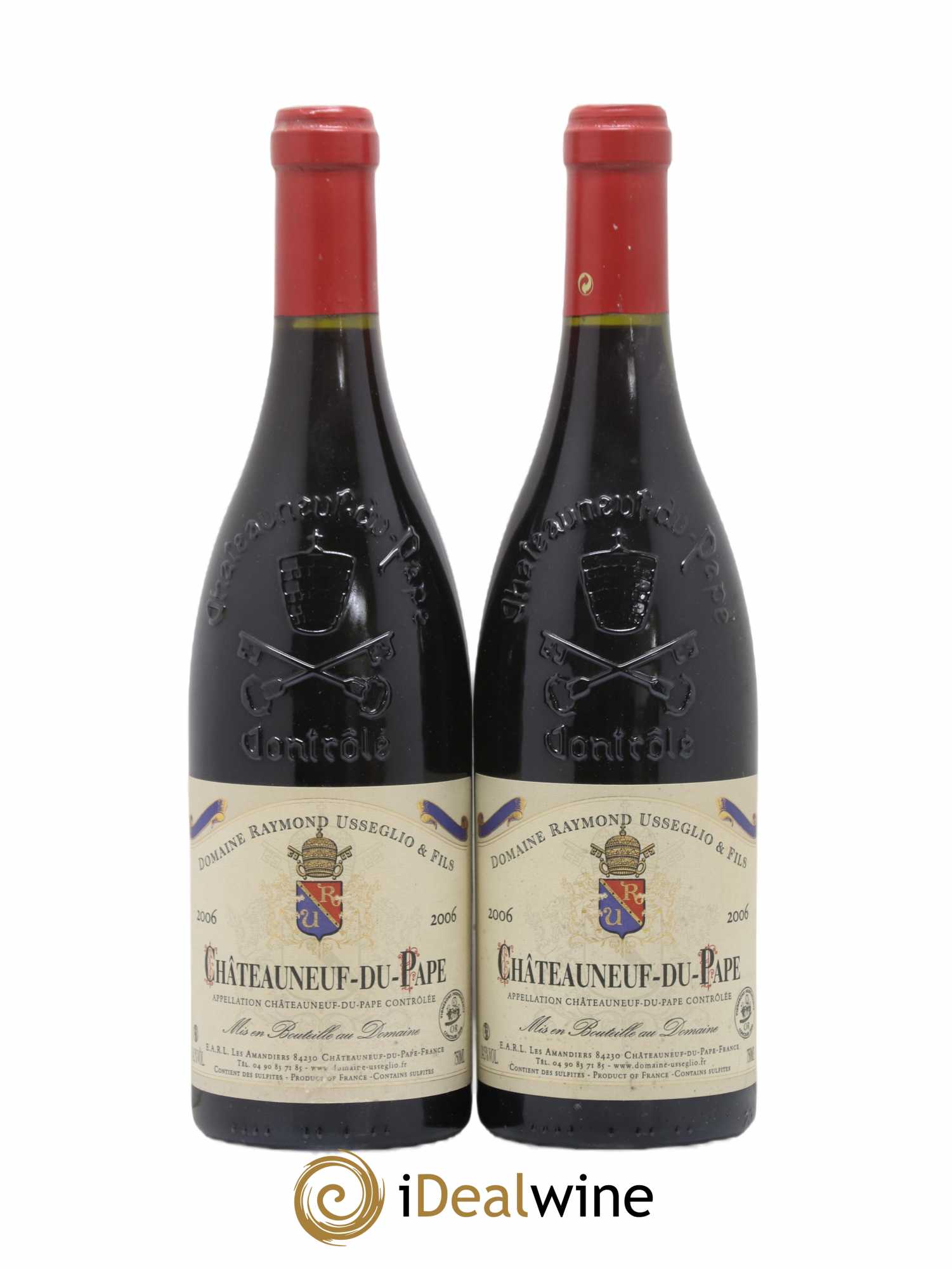 Châteauneuf-du-Pape Raymond Usseglio & Fils (Domaine) 2006 - Lot de 2 bouteilles - 0
