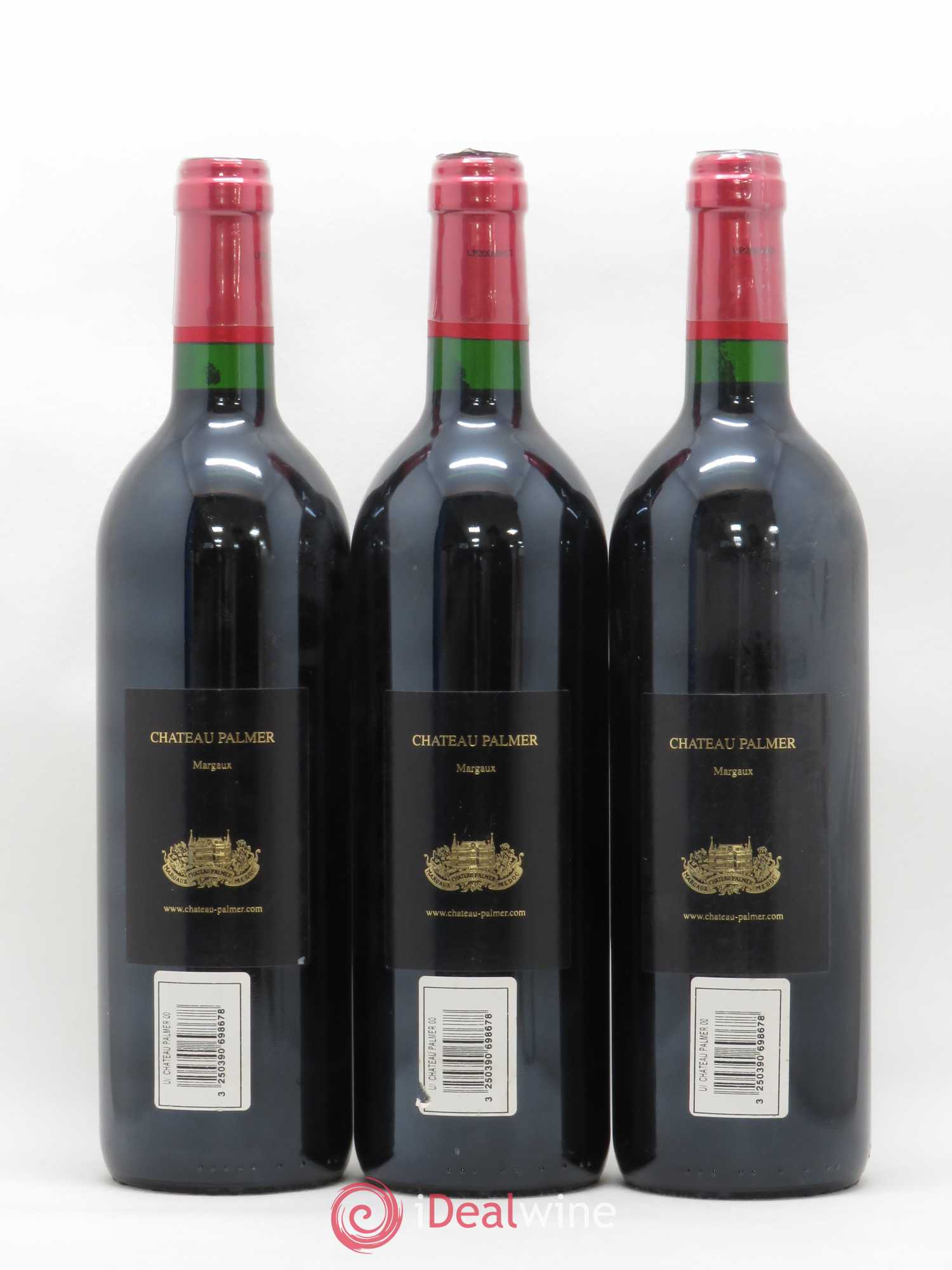 Château Palmer 3ème Grand Cru Classé 2000 - Lot de 3 bouteilles - 1