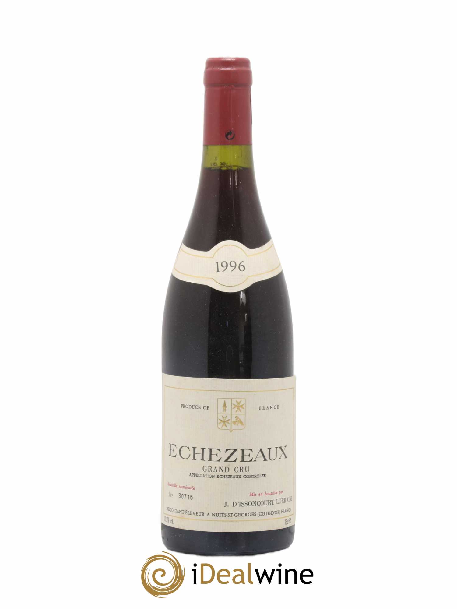 Echezeaux Grand Cru J.D'Issoncourt 1996 - Posten von 1 Flasche - 0