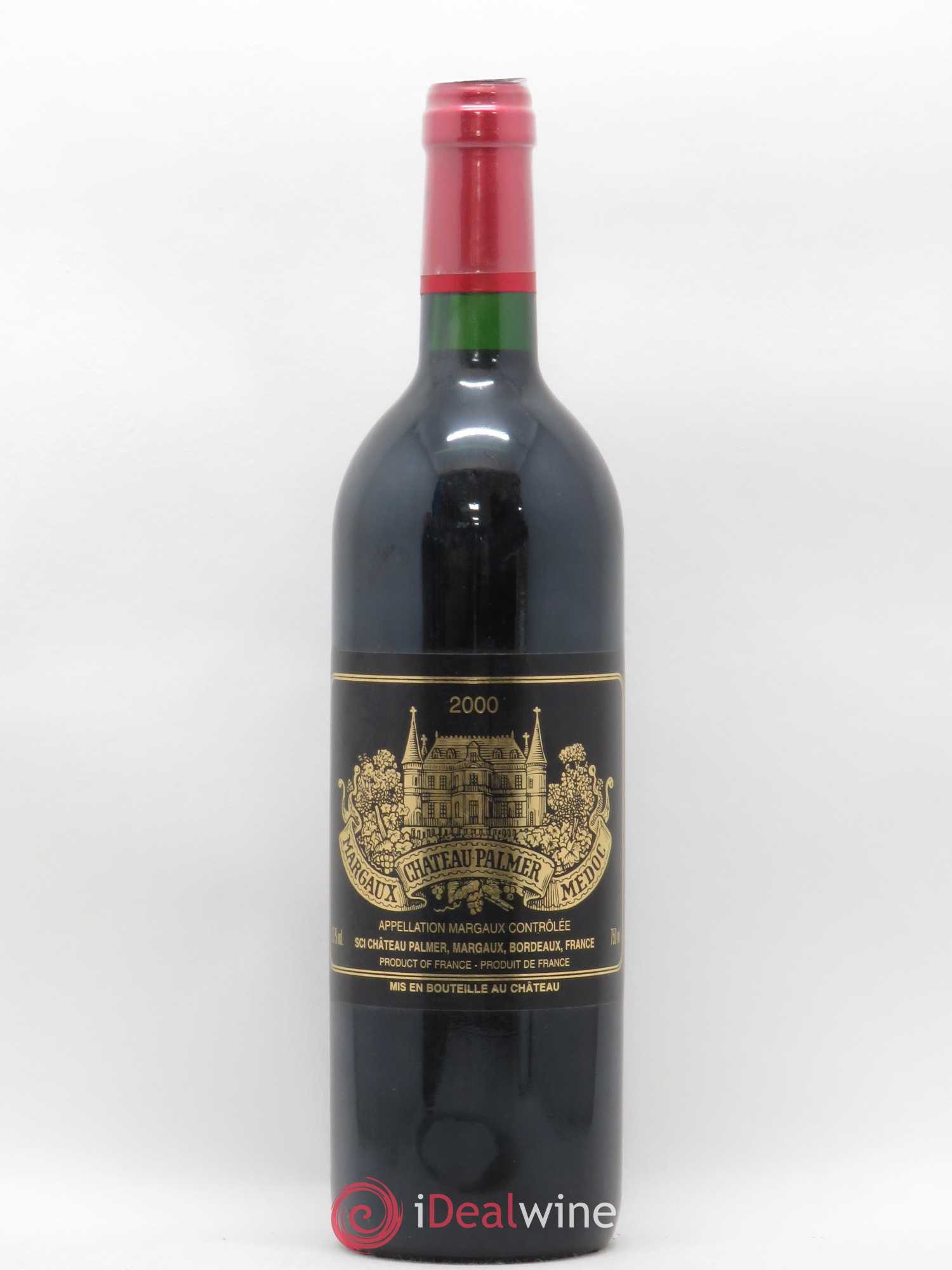 Château Palmer 3ème Grand Cru Classé 2000 - Lot de 1 bouteille - 0