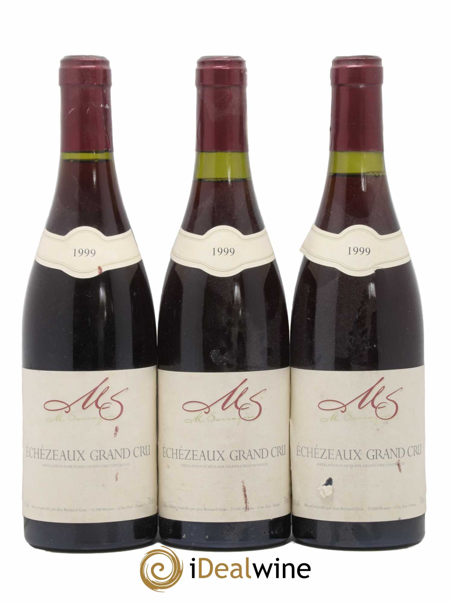 Echezeaux Grand Cru M.Sarrazin 1999 - Lot de 3 bouteilles - 0