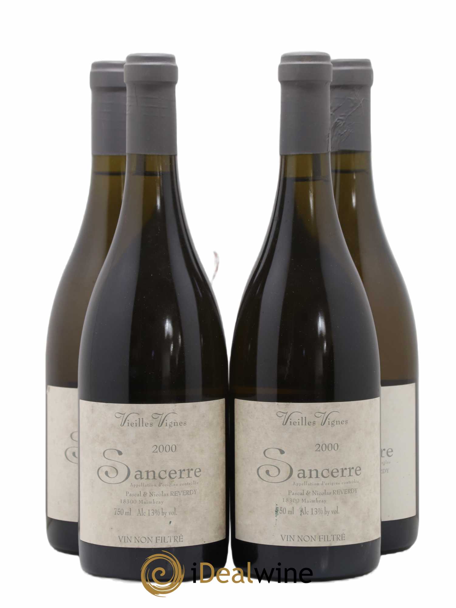 Sancerre Vieille Vignes Pascal Et Nicolas Reverdy 2000 - Posten von 4 Flaschen - 0