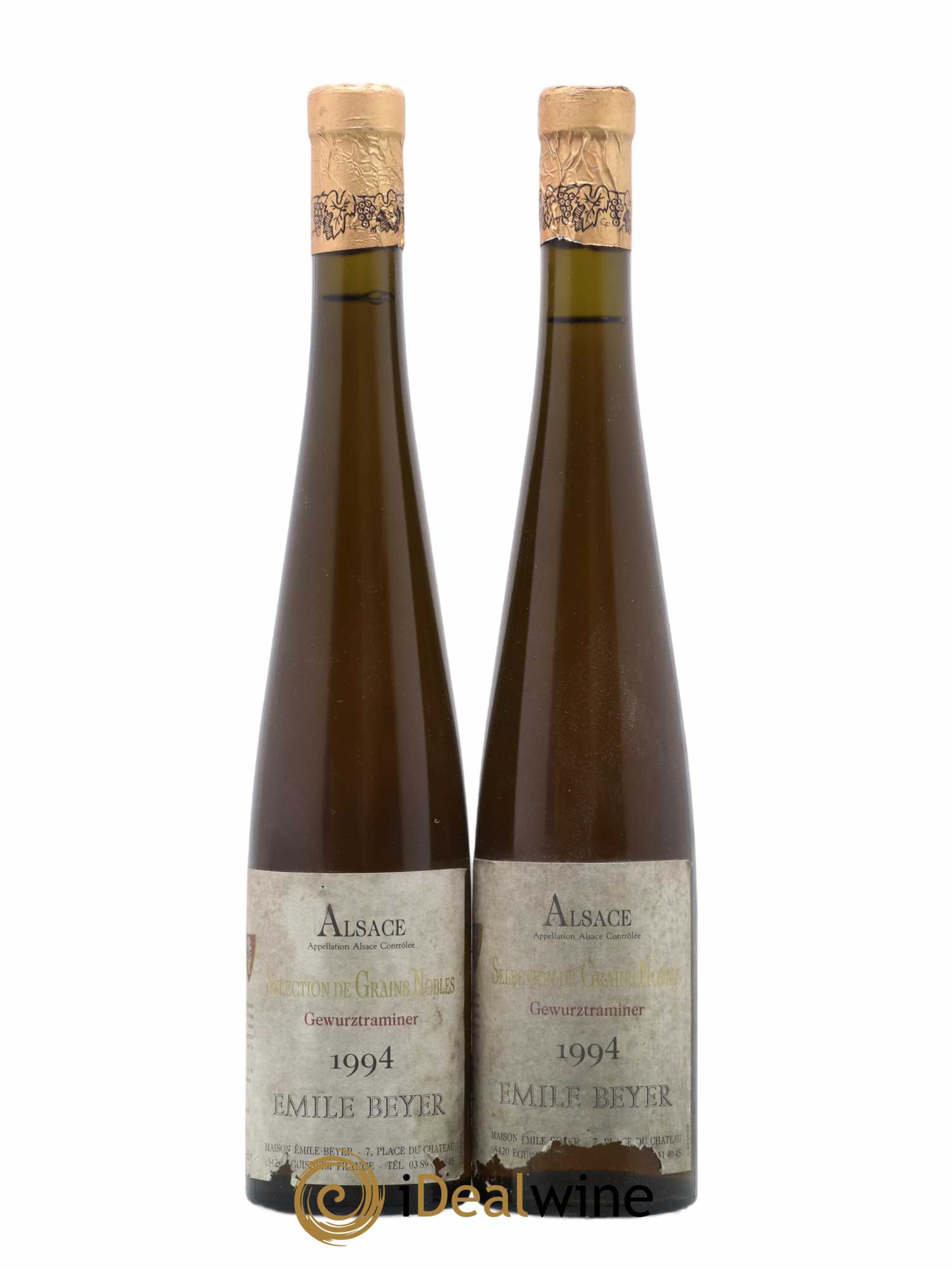 Gewurztraminer Sélection de Grains Nobles Emile Beyer 50CL 1994 - Lotto di 2 bottiglie - 0