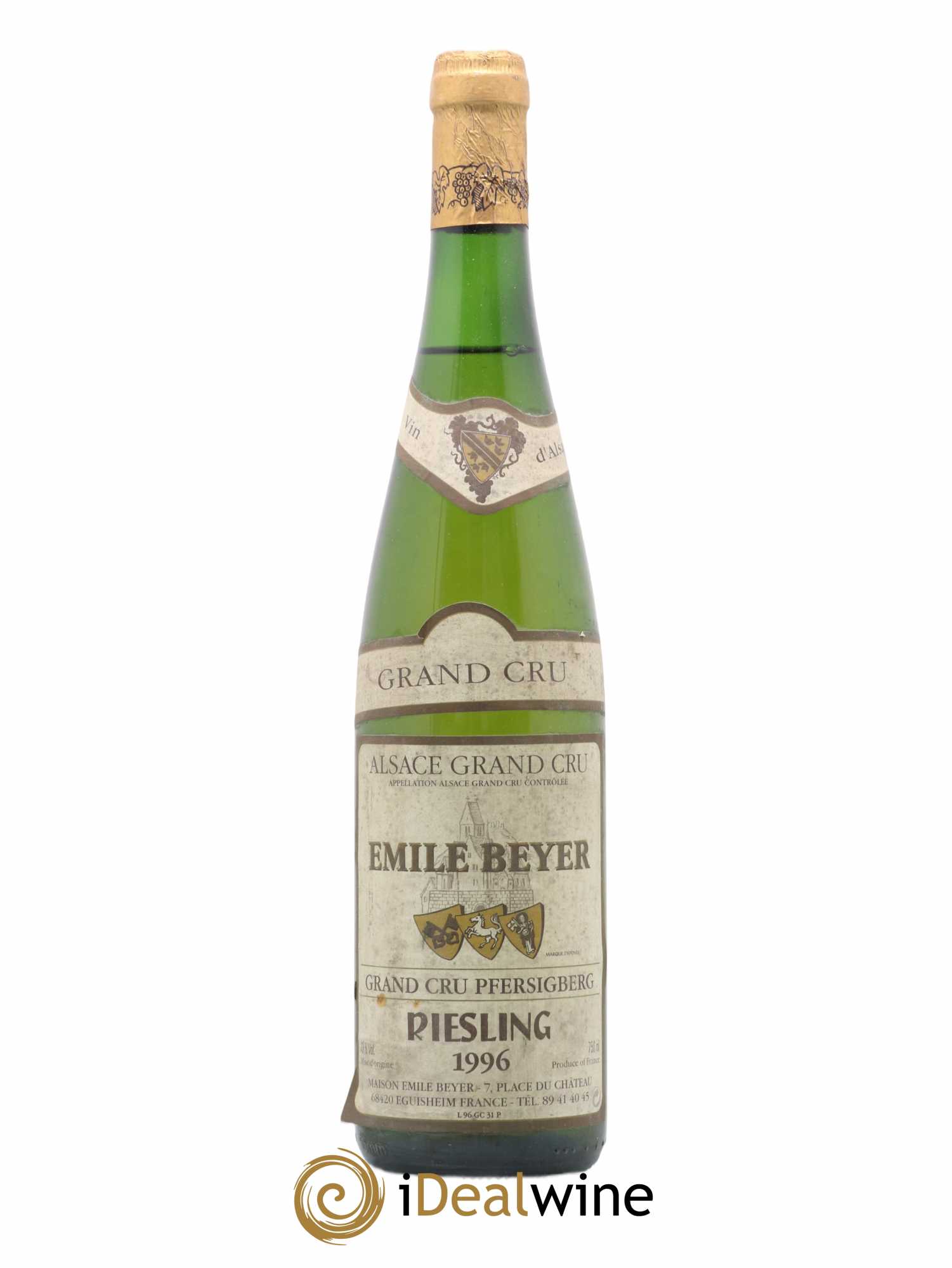 Riesling Grand Cru Pfersigberg Emile Beyer 1996 - Lot de 1 bouteille - 0