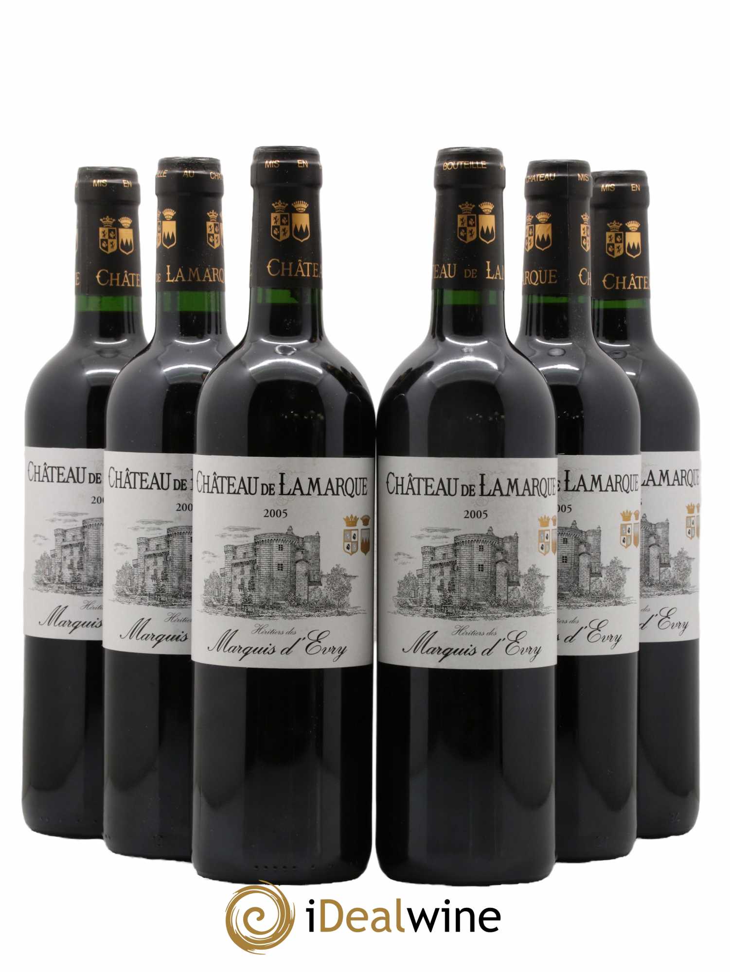 Château de Lamarque Cru Bourgeois 2005 - Lot de 6 bouteilles - 0