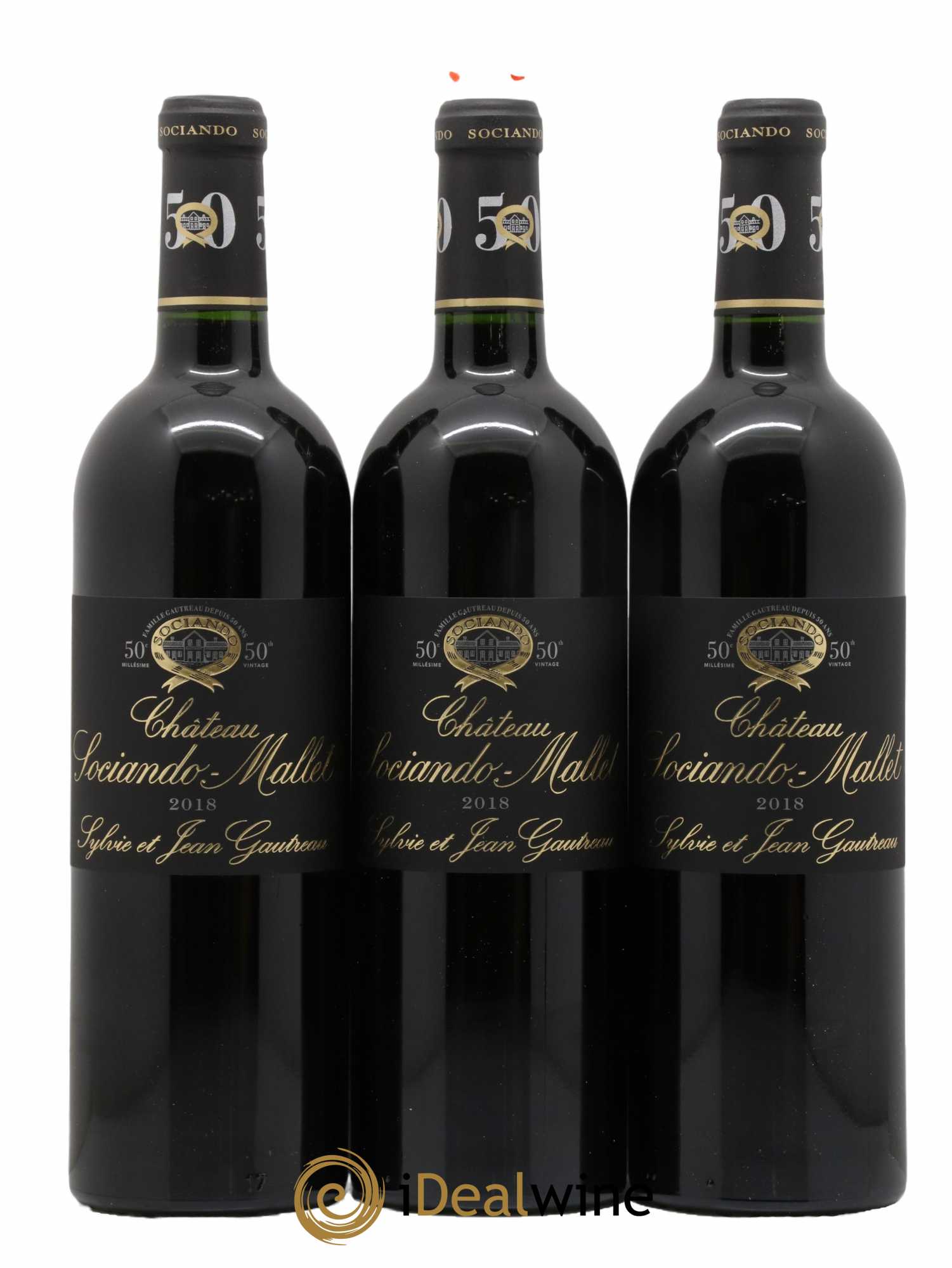 Château Sociando Mallet 2018 - Lot de 6 bouteilles - 2
