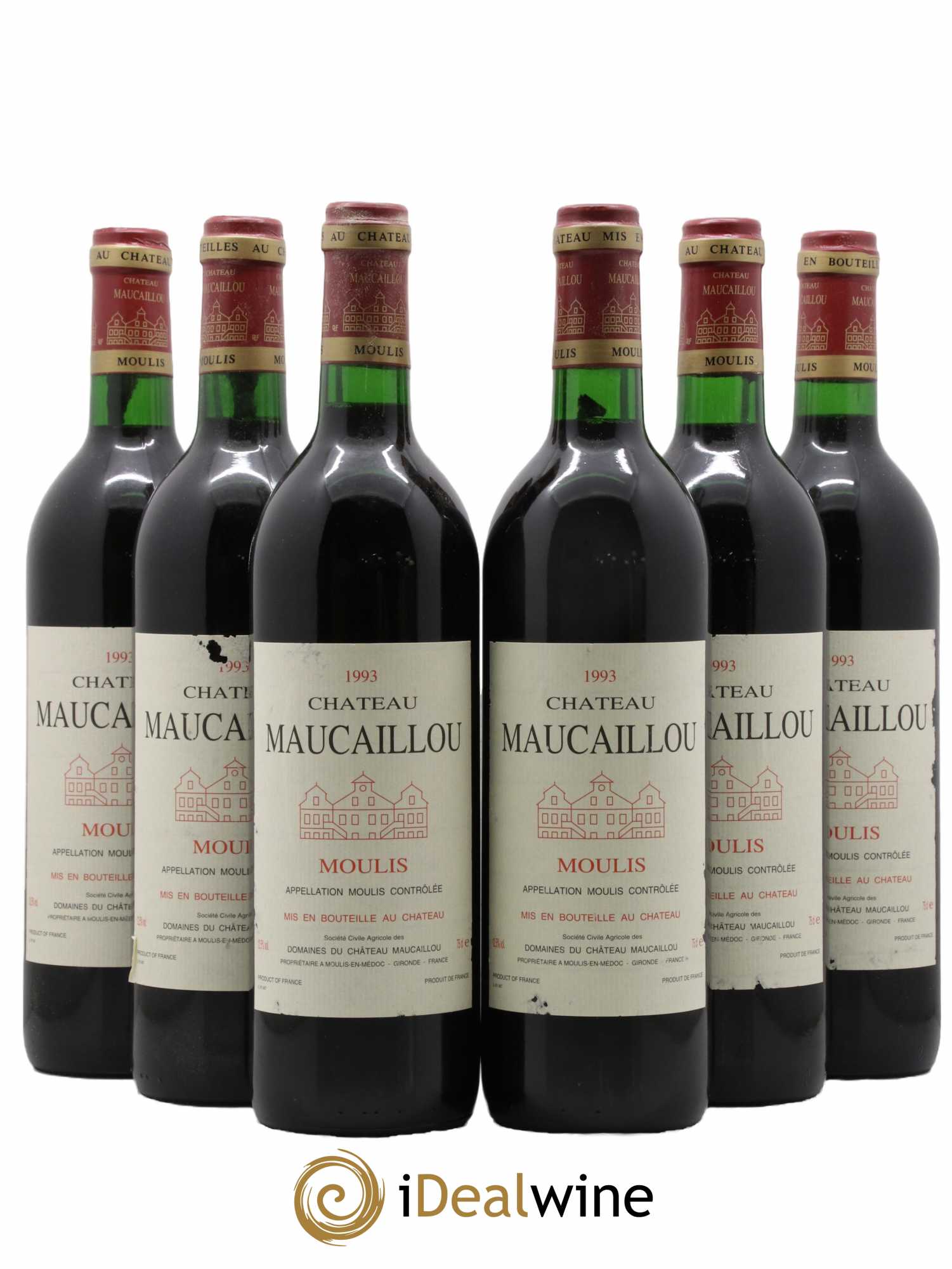 Château Maucaillou 1993 - Lot de 6 bouteilles - 0