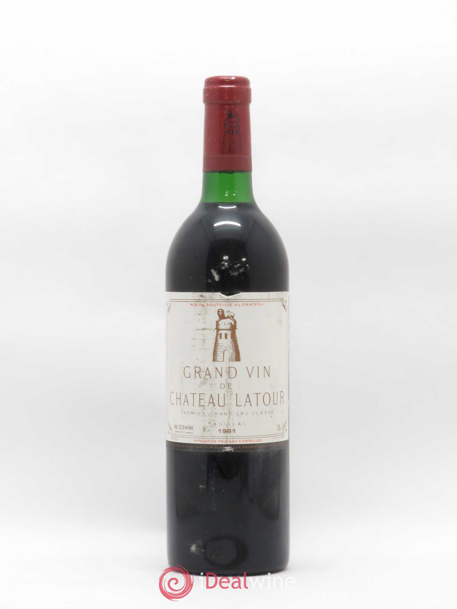 Château Latour 1er Grand Cru Classé 1981 - Lot de 1 bouteille - 0