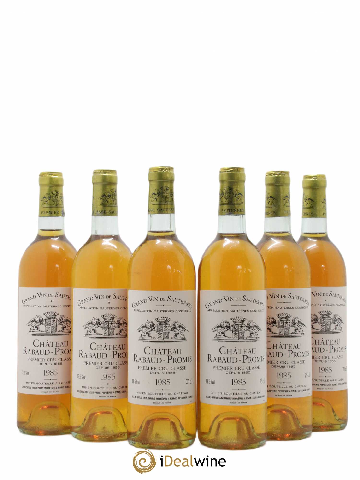 Château Rabaud Promis 1er Grand Cru Classé 1985 - Lotto di 6 bottiglie - 0