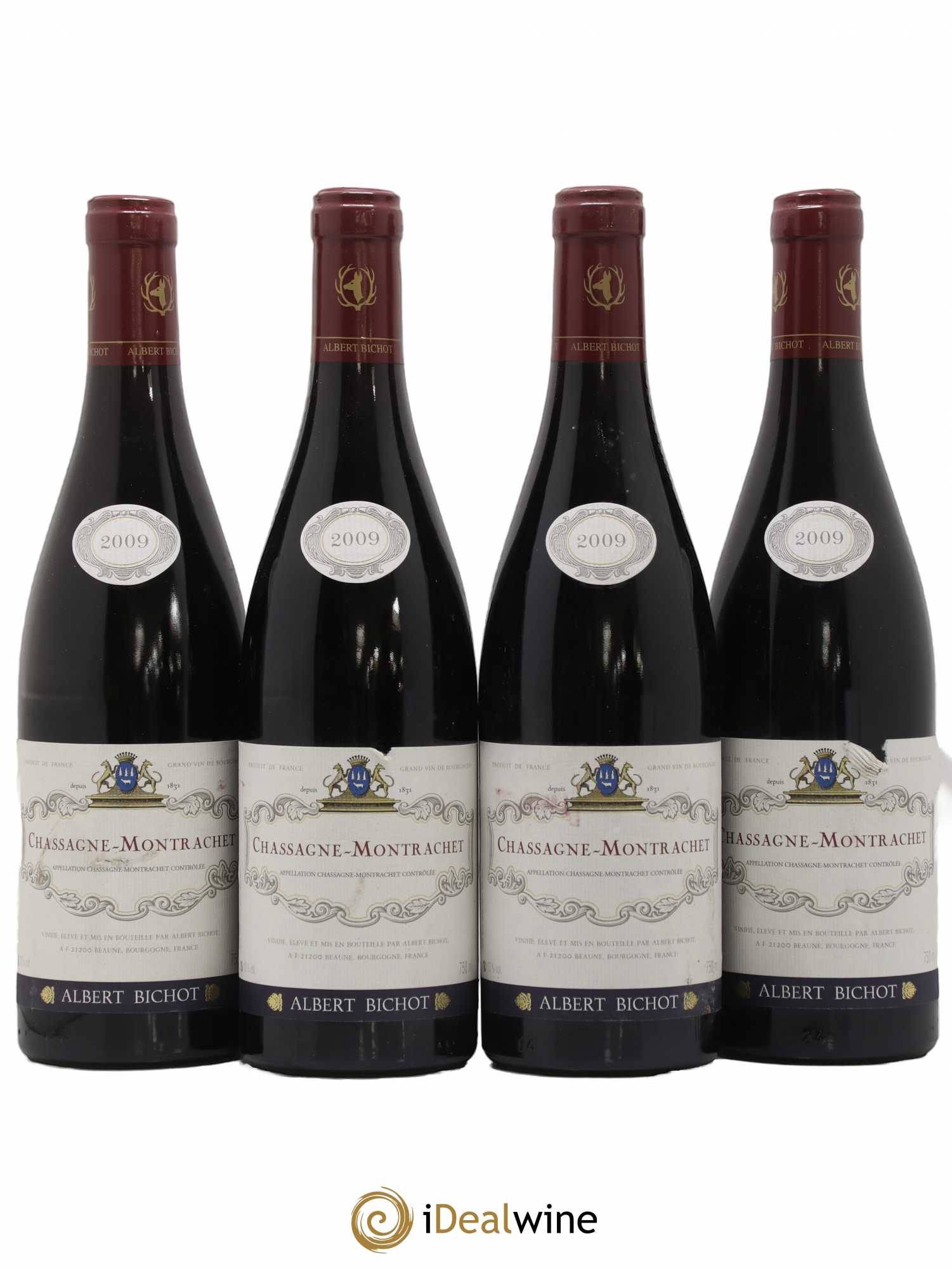 Chassagne-Montrachet Albert Bichot 2009 - Lot de 4 bouteilles - 0