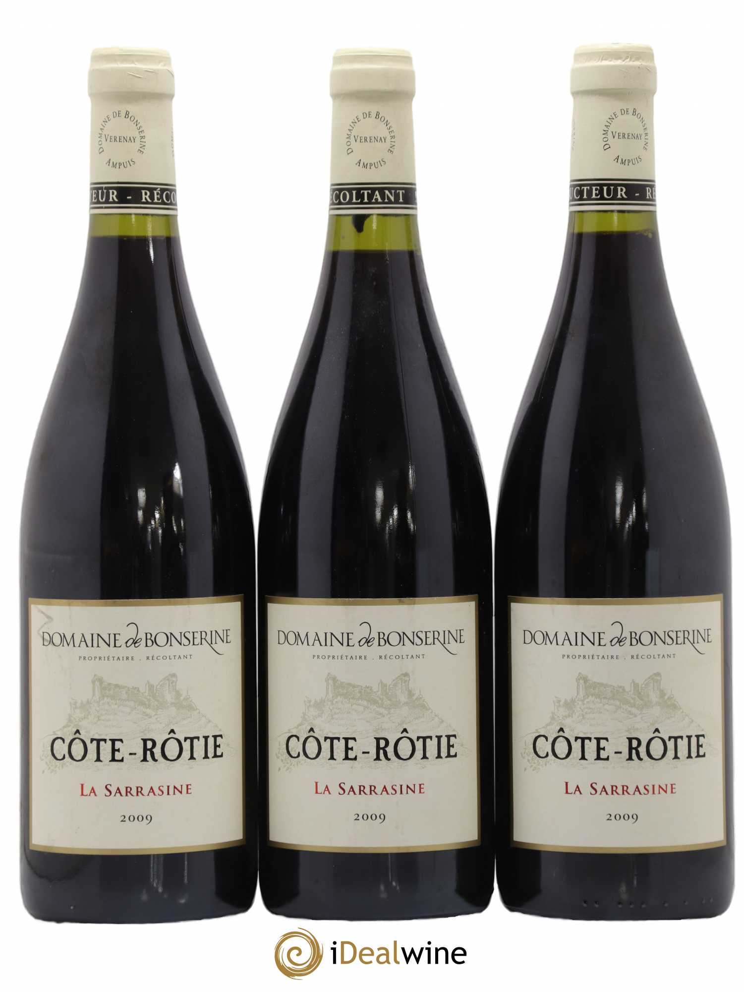 Côte-Rôtie La Sarrasine Bonserine (Domaine de) 2009 - Lot de 3 bouteilles - 0