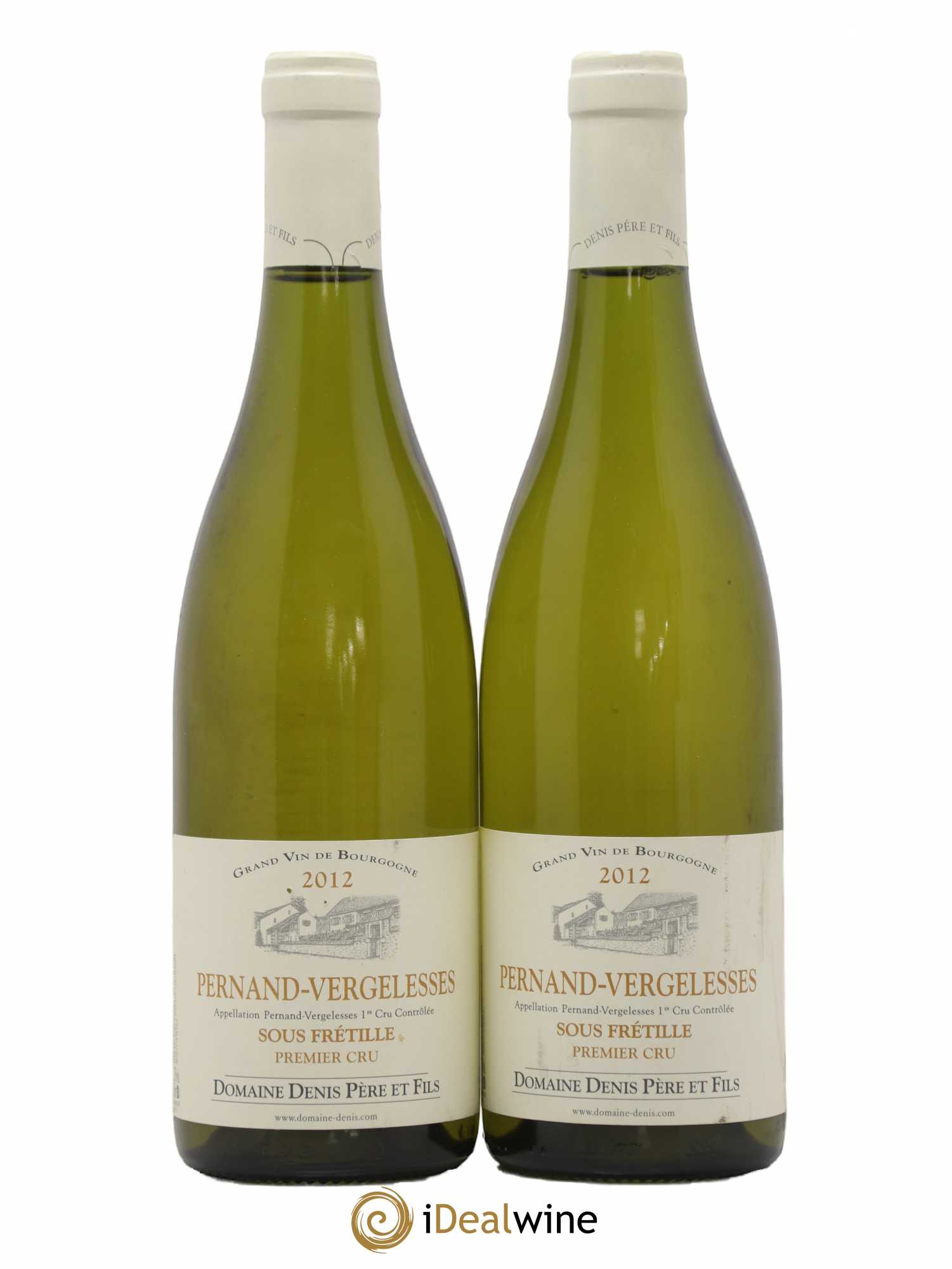 Pernand-Vergelesses 1er Cru Sous Frétille Domaine Denis Père et Fils 2012 - Posten von 2 Flaschen - 0
