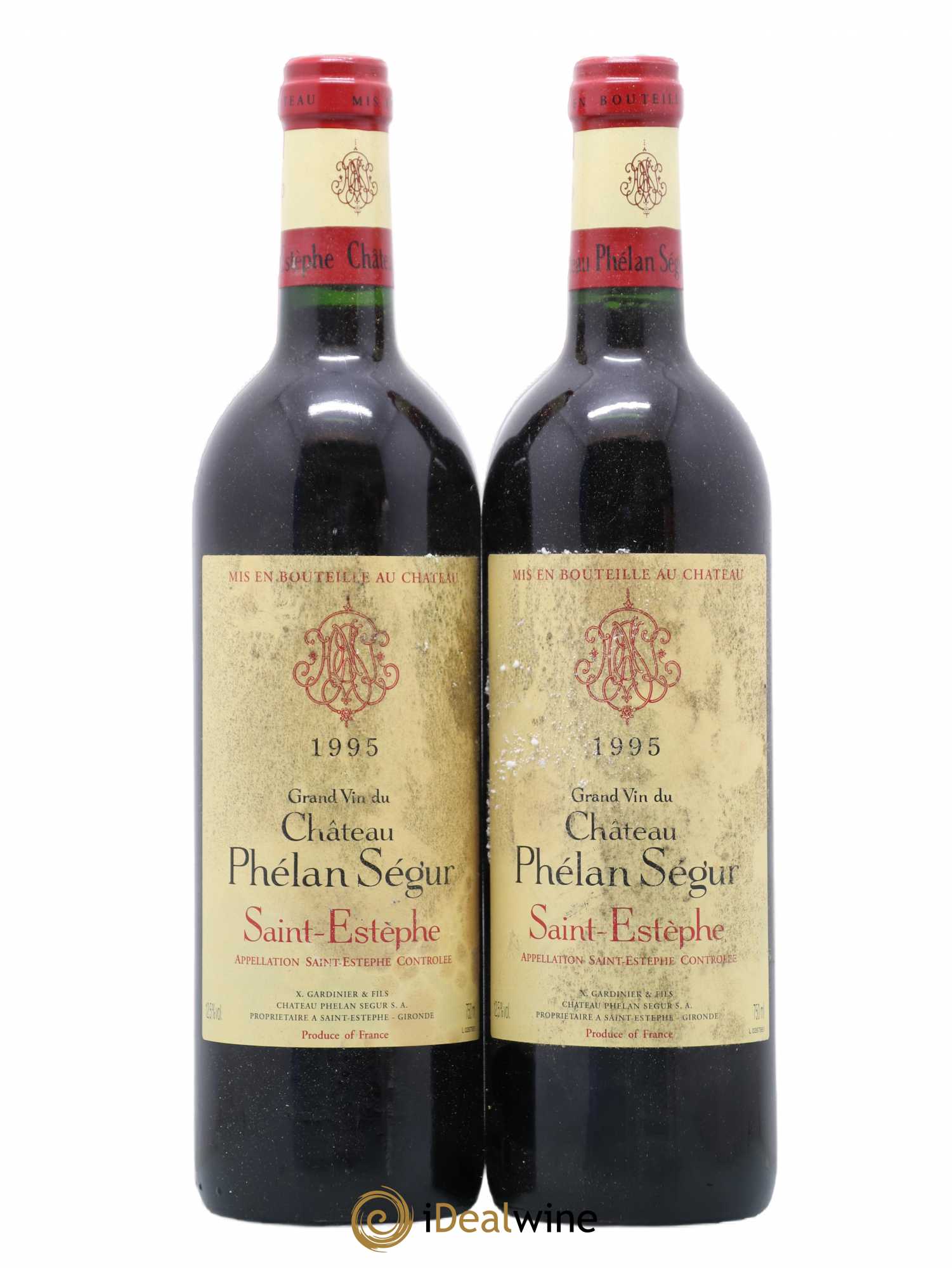 Château Phélan Ségur 1995 - Lot de 2 bouteilles - 0