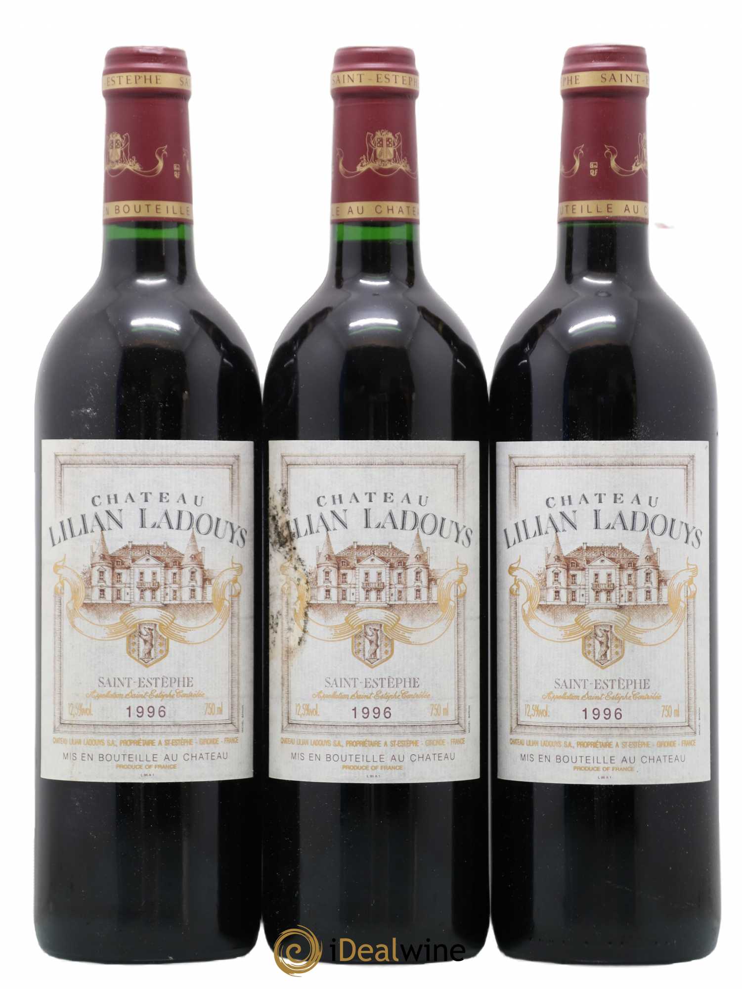 Château Lilian Ladouys Cru Bourgeois 1996 - Lot de 6 bouteilles - 1