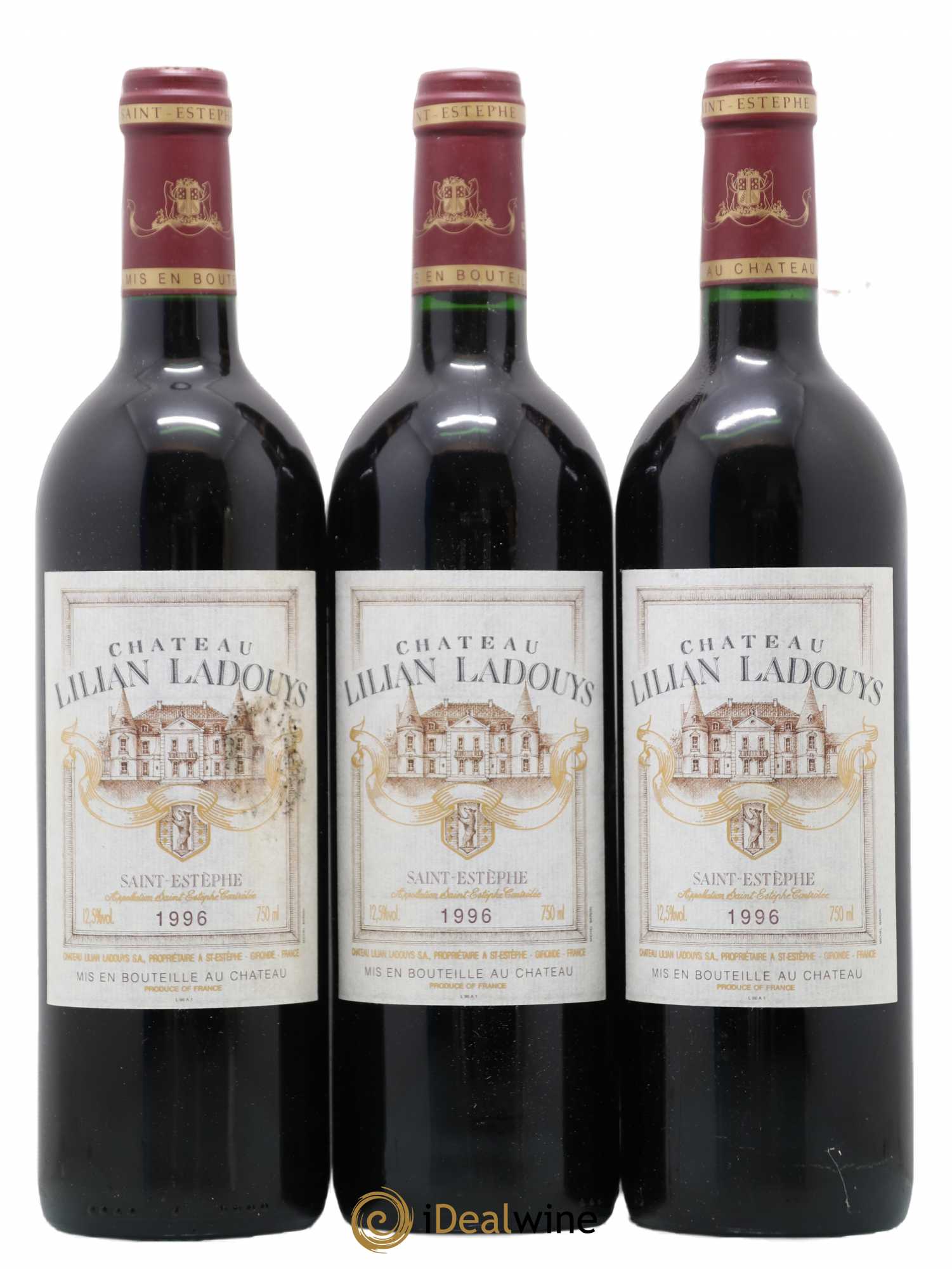 Château Lilian Ladouys Cru Bourgeois 1996 - Lot de 6 bouteilles - 2